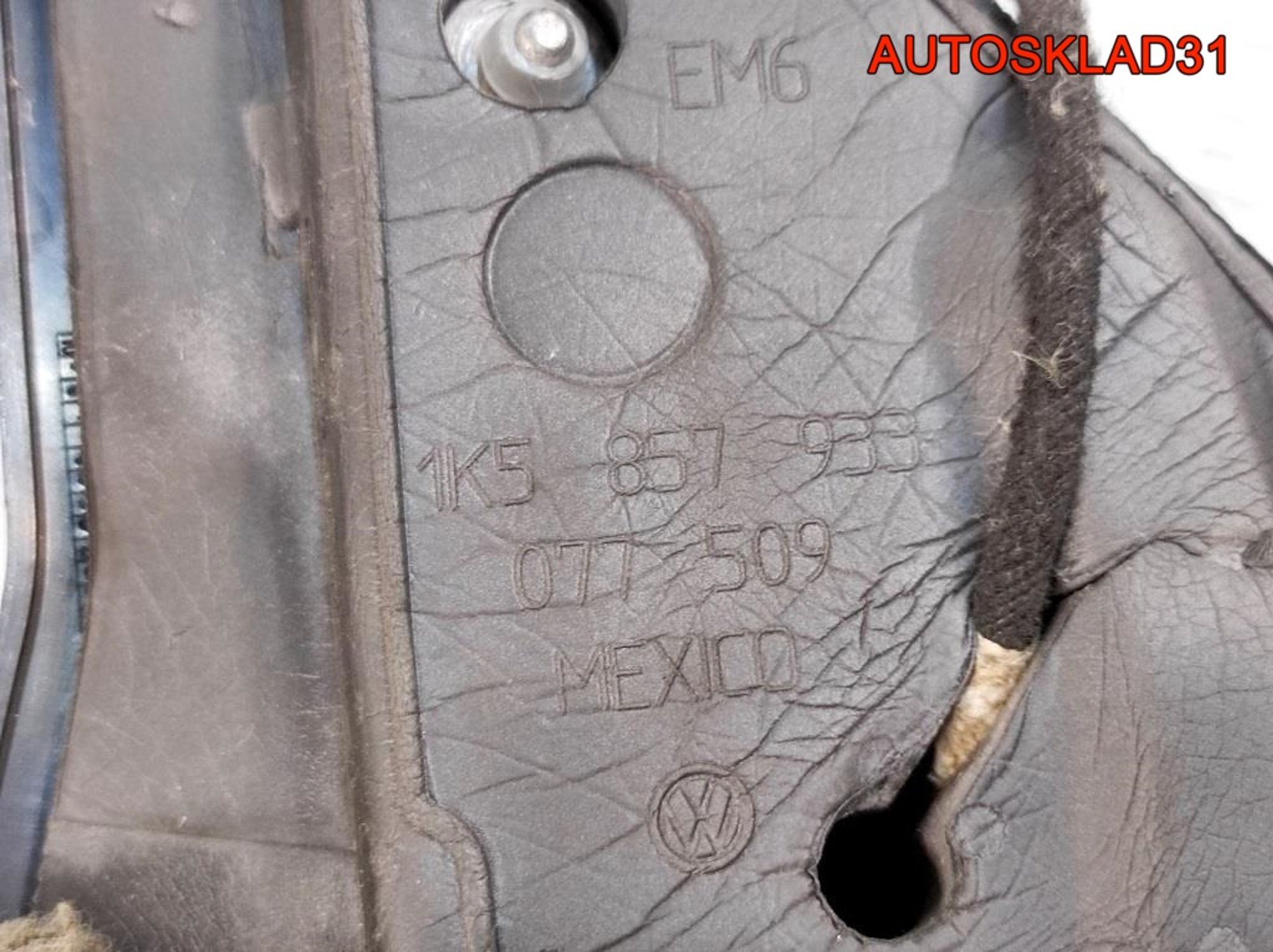 Зеркало левое 6 контактов VW Golf 5 Универсал, 5400 рублей, Дубовое