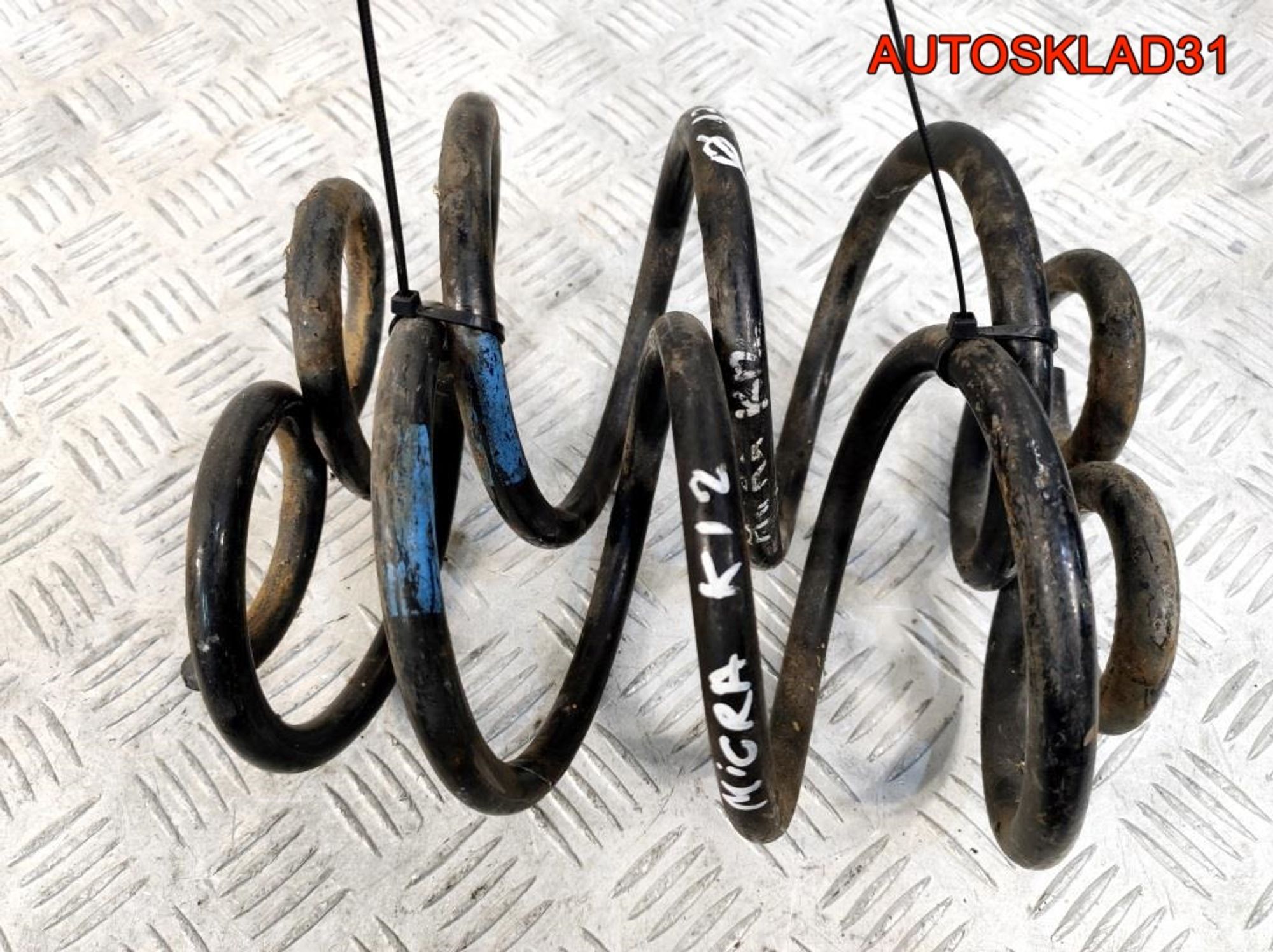 Пружина задняя комплект Nissan Micra K12E, 1800 рублей, Дубовое