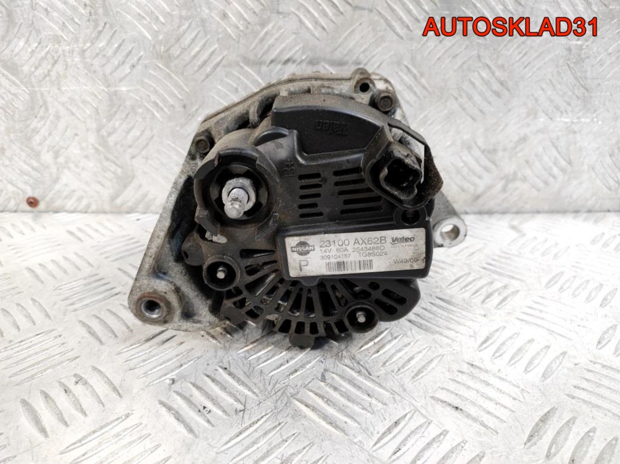 Генератор 80A Nissan Micra K12 1,2 CR12DE 23100AX62B, 4500 рублей, Дубовое