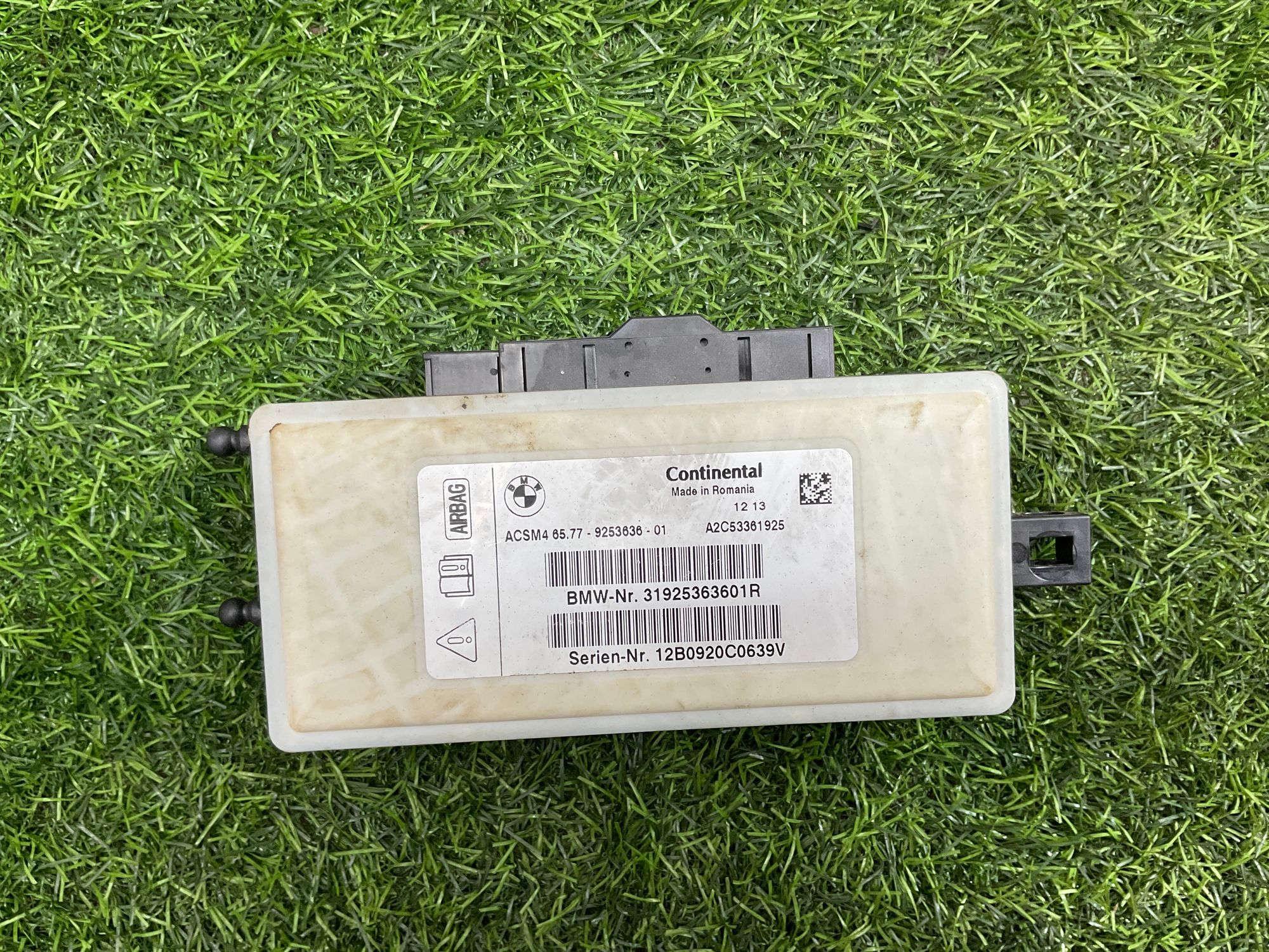 Блок управления подушками безопасности BMW 5 F10, 2000 рублей, Москва