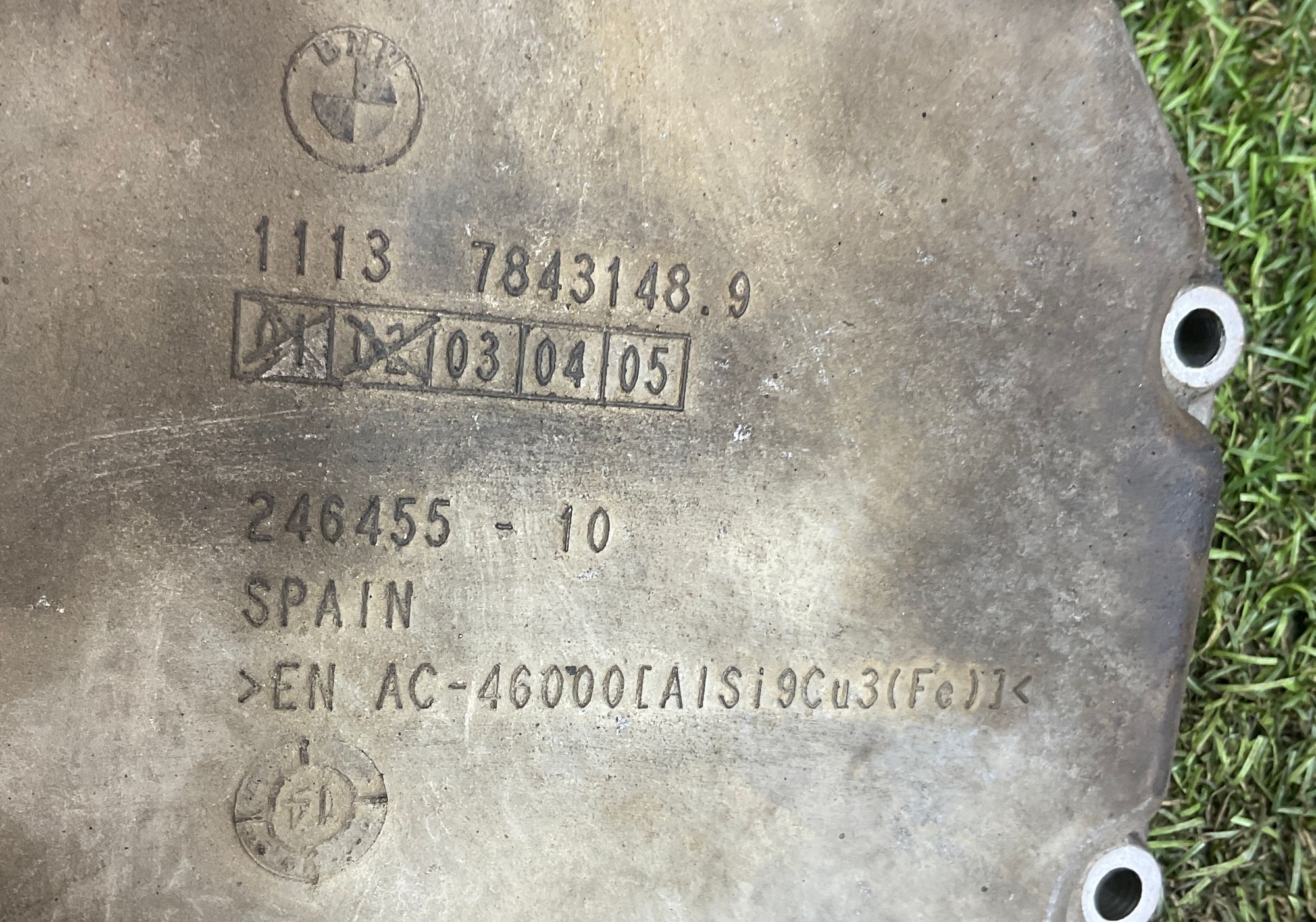 Крышка поддона двигателя S63B44B BMW M5 F10 рестайлинг 2016, 13000 рублей, Москва