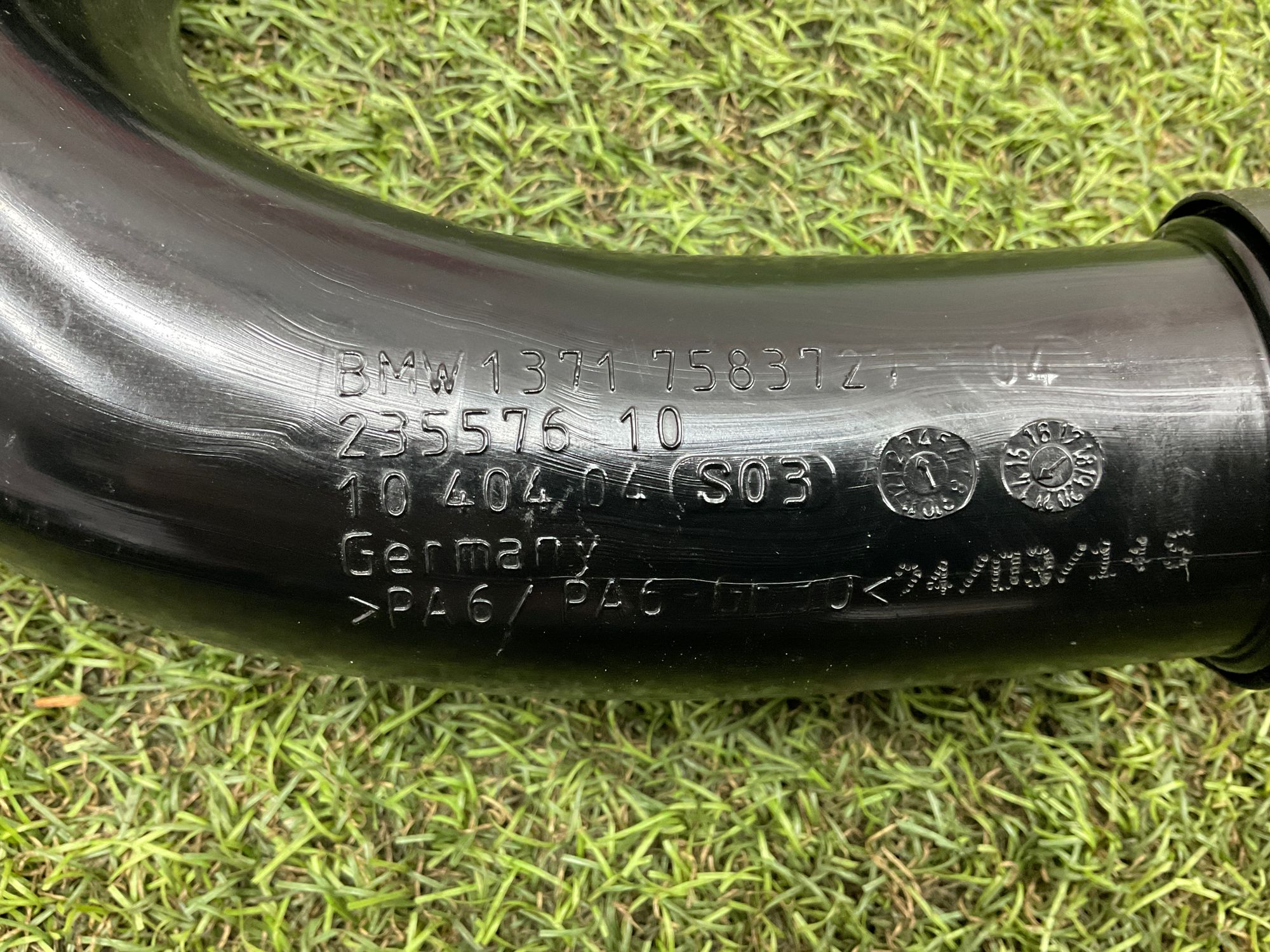 Патрубок интеркулера N55 BMW 5 серия, F10/F11/F07 рестайлинг, 1000 рублей, Москва