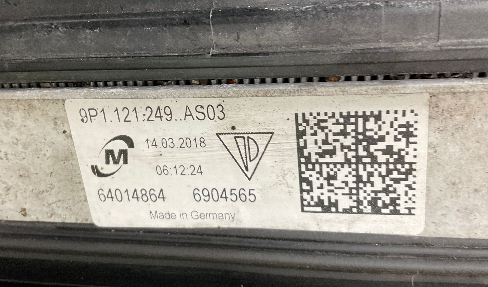 Радиатор левый Porsche 911 GT3, 991 Рестайлинг 2018, 150000 рублей, Москва