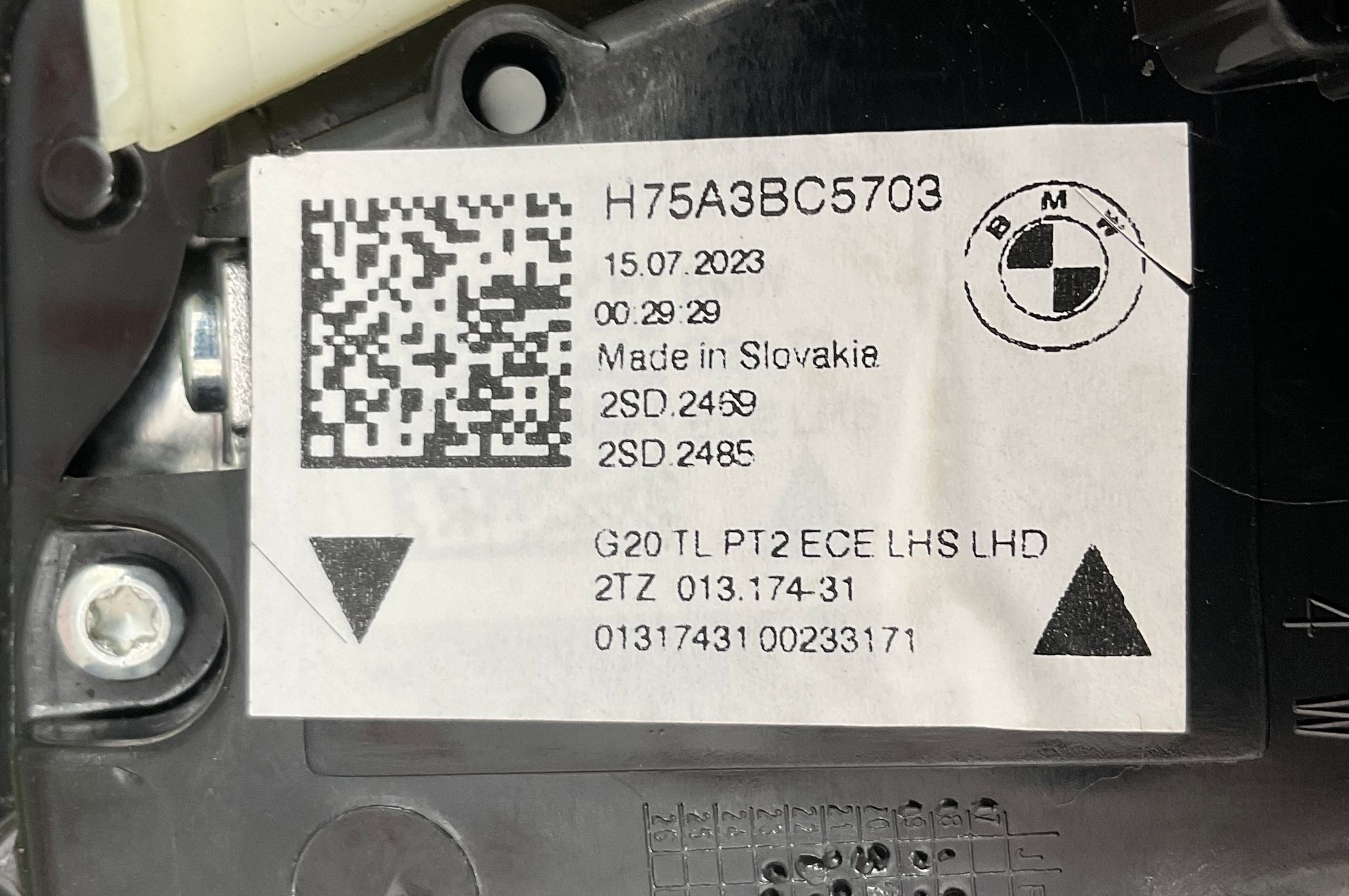 Фонарь крышки багажника левый BMW M3 G80 2023, 15000 рублей, Москва