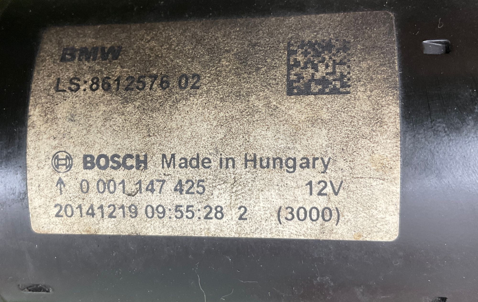 Стартер BMW 5 серия, F10/F11/F07 рестайлинг, 3000 рублей, Москва