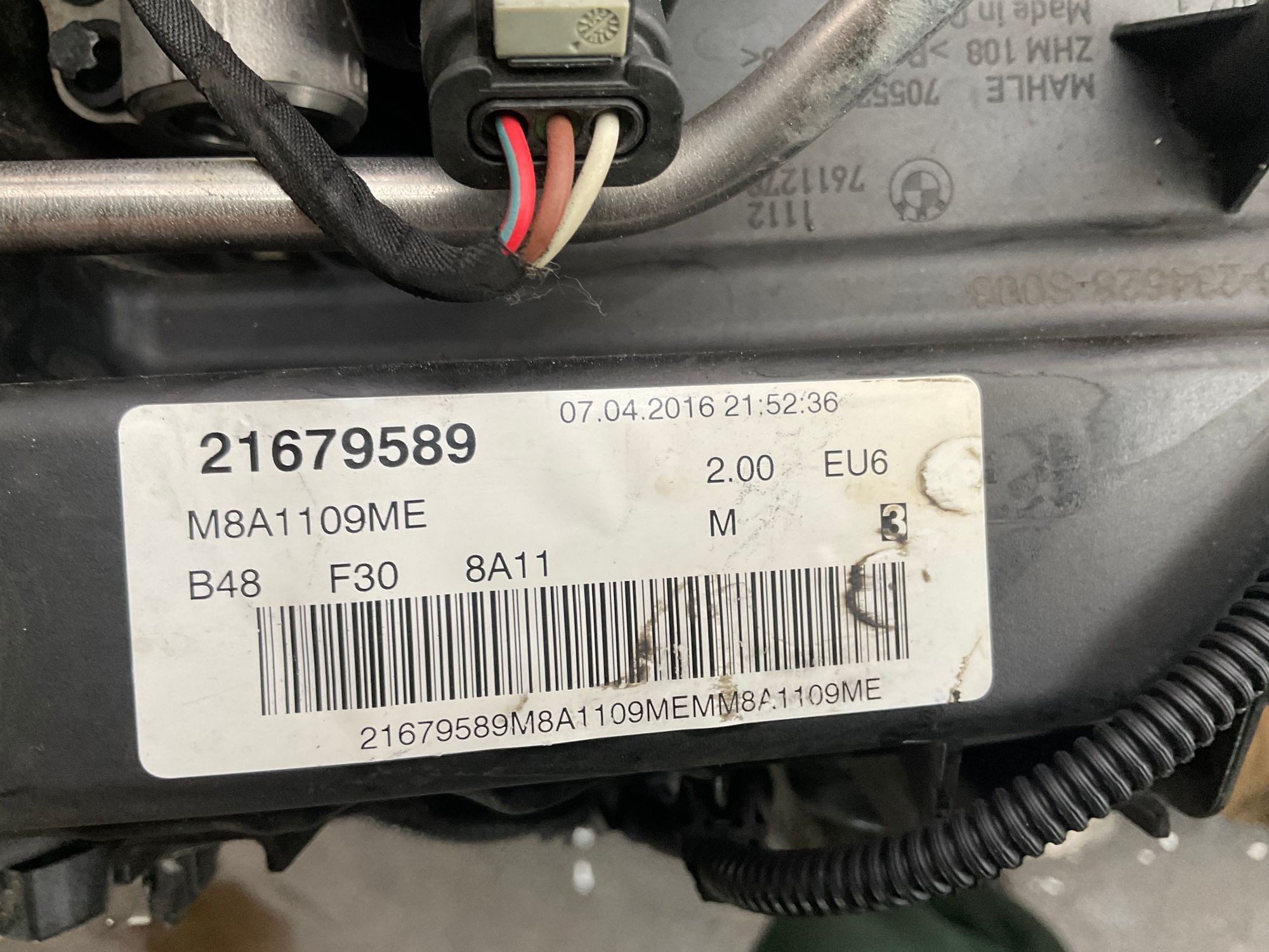 Двигатель B48B20A F20 LCI F21 LCI F22 F23 F30 LCI, 375000 рублей, Москва