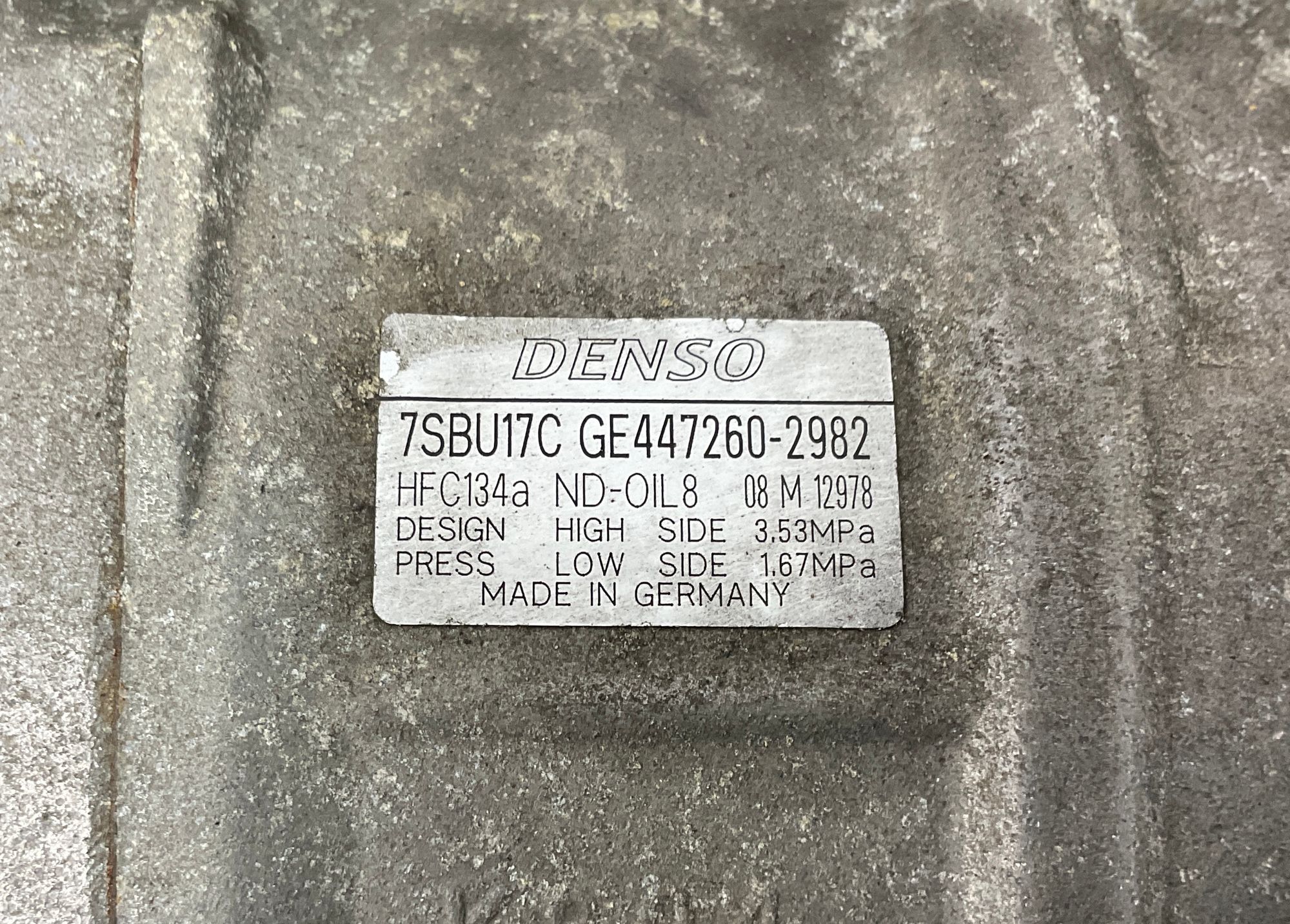 Компрессор кондиционера BMW 5 серия, F10/F11/F07 рестайлинг, 19000 рублей, Москва