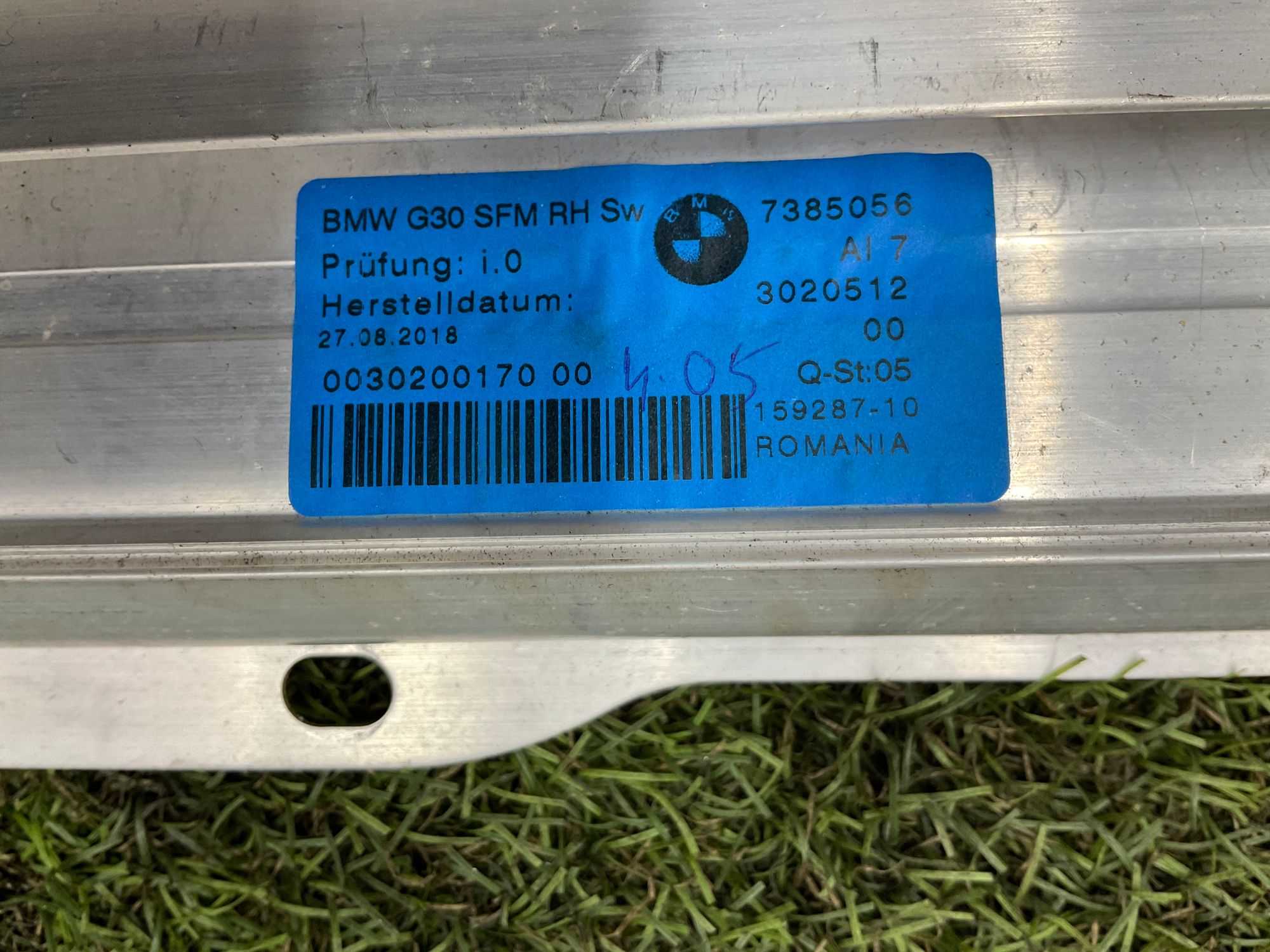 Шторка бокового стекла задняя правая BMW M5, F90, 10000 рублей, Москва