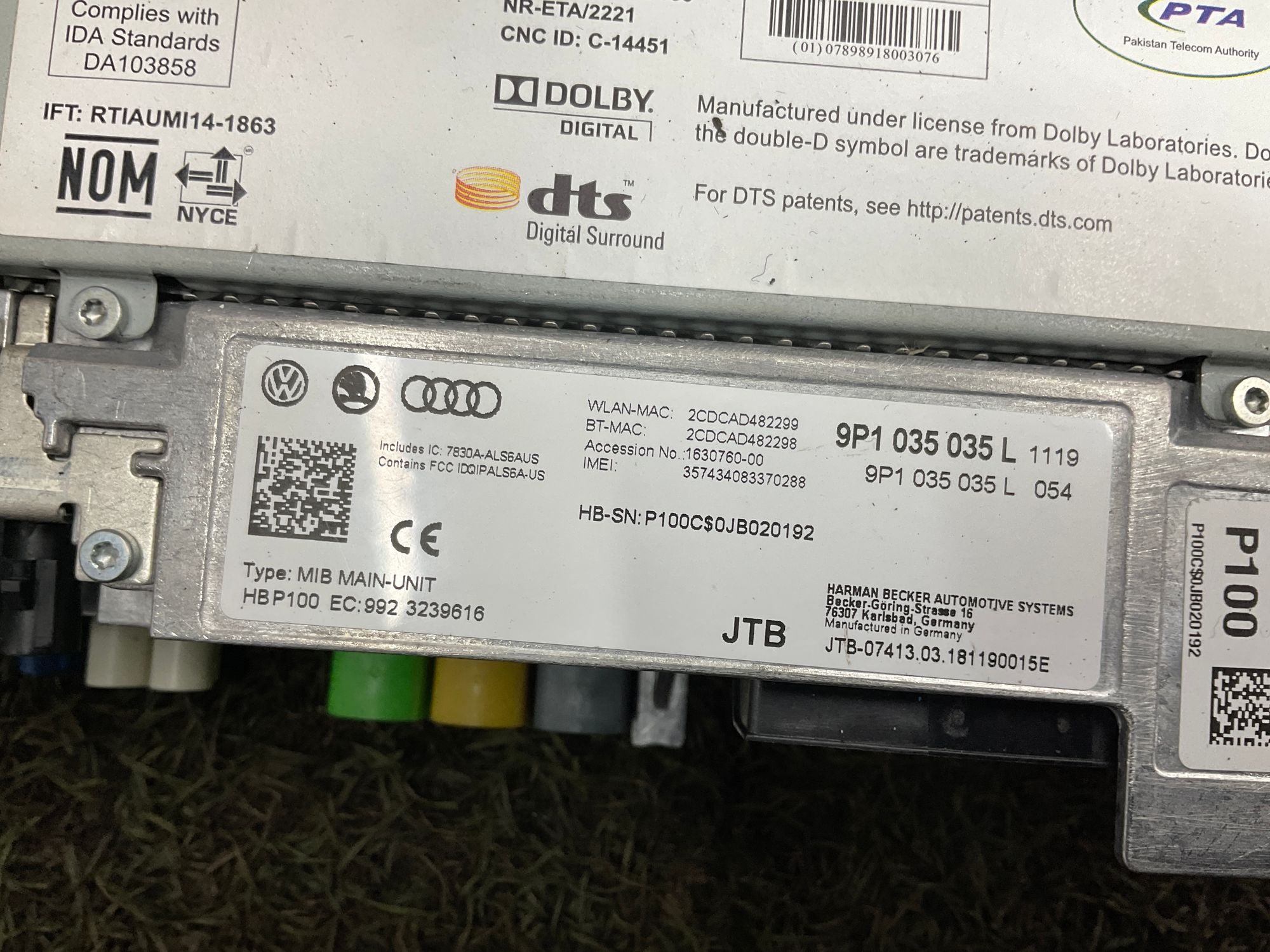 Блок управления мультимедиа Porsche 911 GT3 991 Рестайлинг 2018, 50000 рублей, Москва