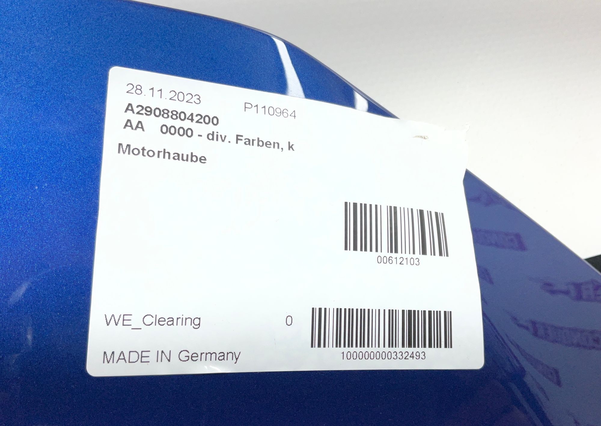 Капот Mercedes-Benz AMG GT, 190000 рублей, Москва