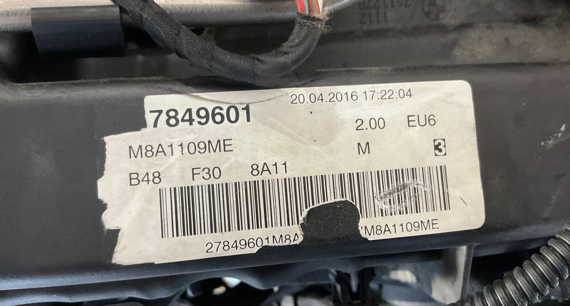 Двигатель B48B20A F20 LCI F21 LCI F22 F23 F30 LCI, 370000 рублей, Москва