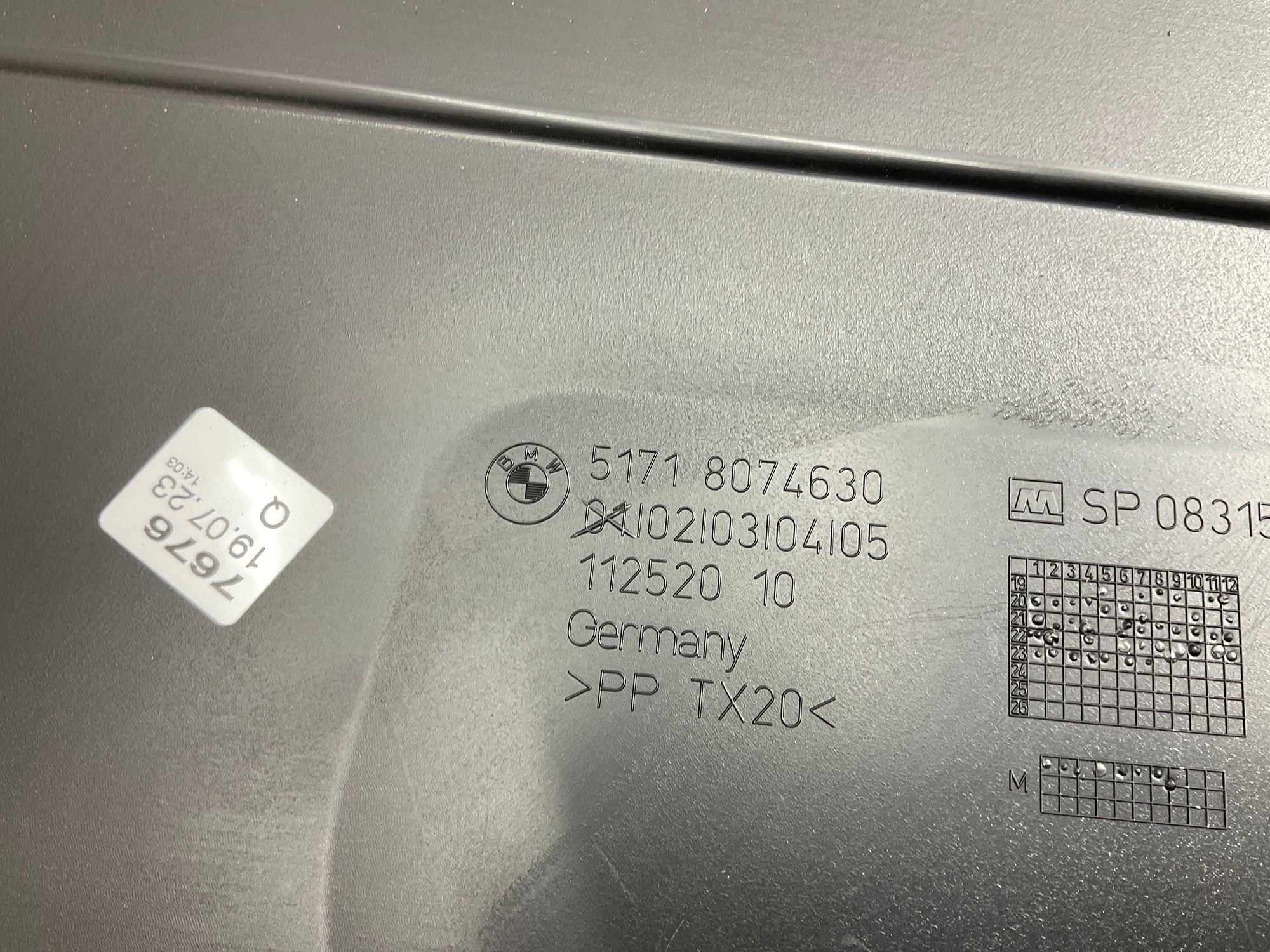 Накладка жабо левая BMW M3 G80 2023, 5500 рублей, Москва