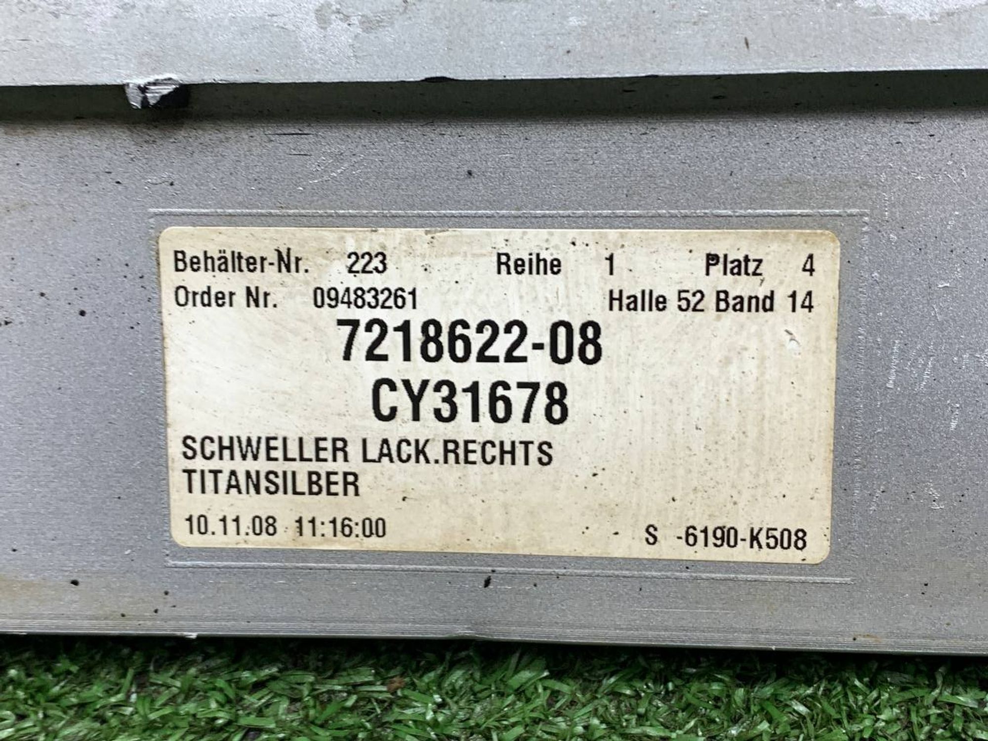 Накладка порога правая BMW 7 F01 F02, 2000 рублей, Москва