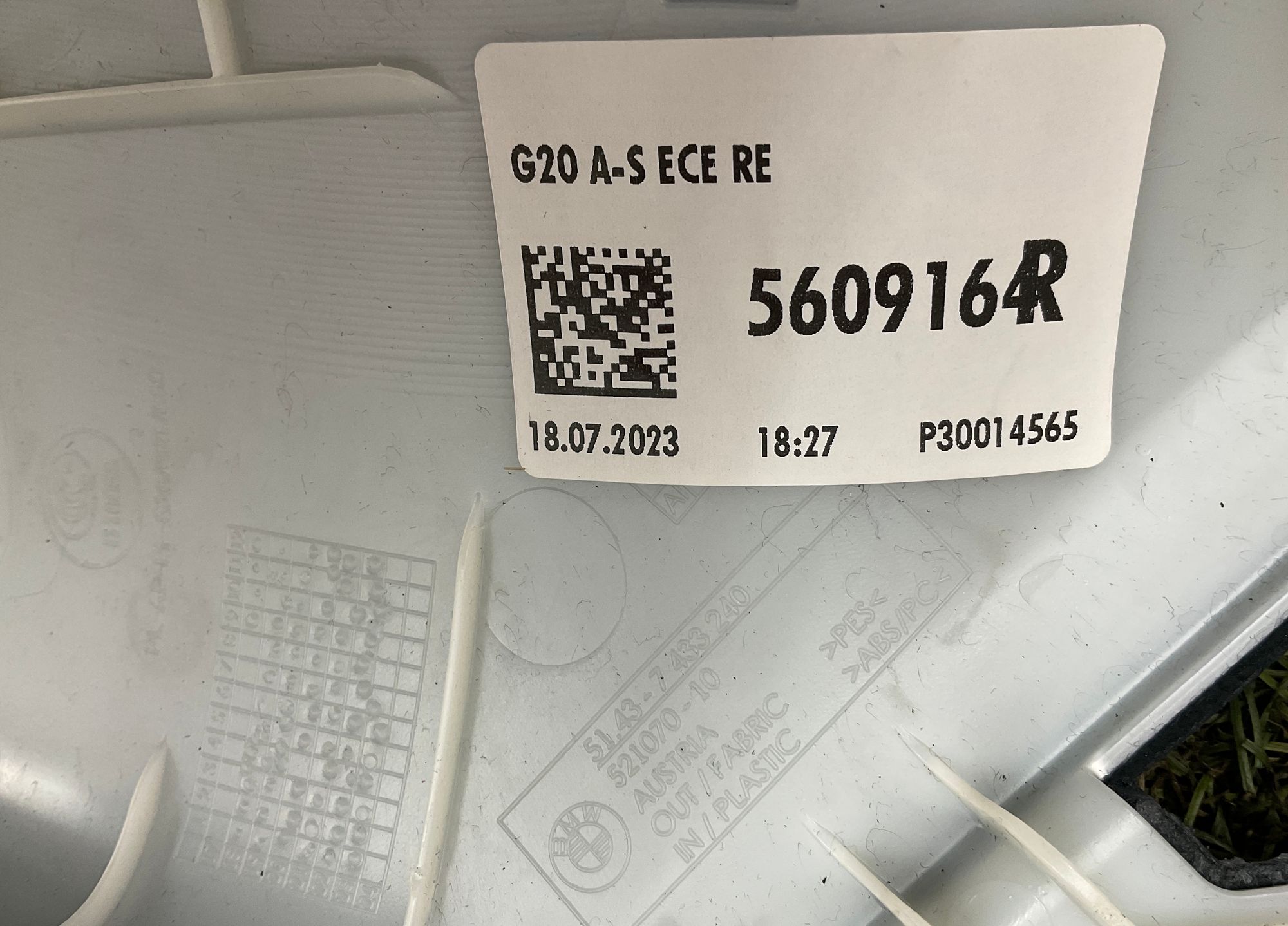 Oбшивкa cтойки кузова правая BMW M3, G80, 2000 рублей, Москва