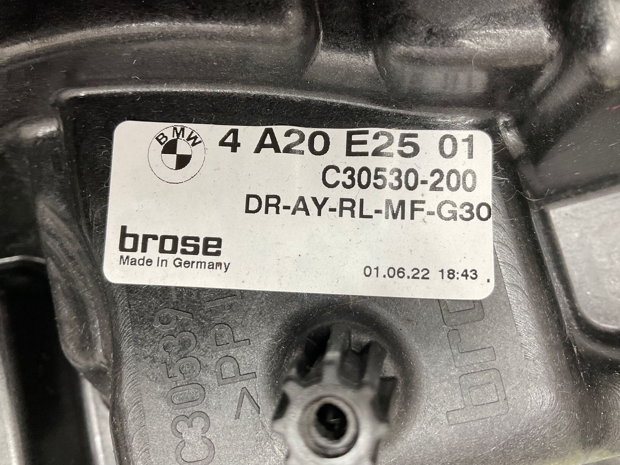 Стеклоподъемник задней левой двери BMW M5 F90 рестайлинг 2022, 3000 рублей, Москва