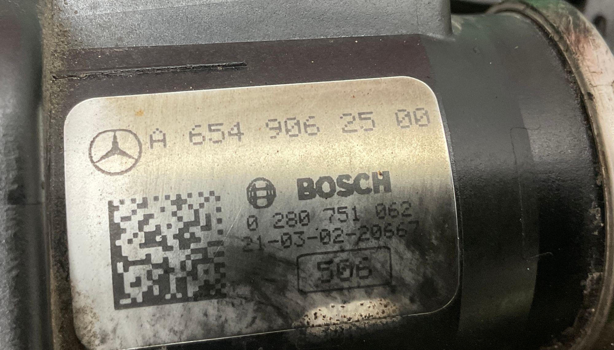 Коллектор впускной 654920 Mercedes-Benz C-Класс W205/S205/C205/A205 рестайлинг (2018—2021) 2021, 10000 рублей, Москва