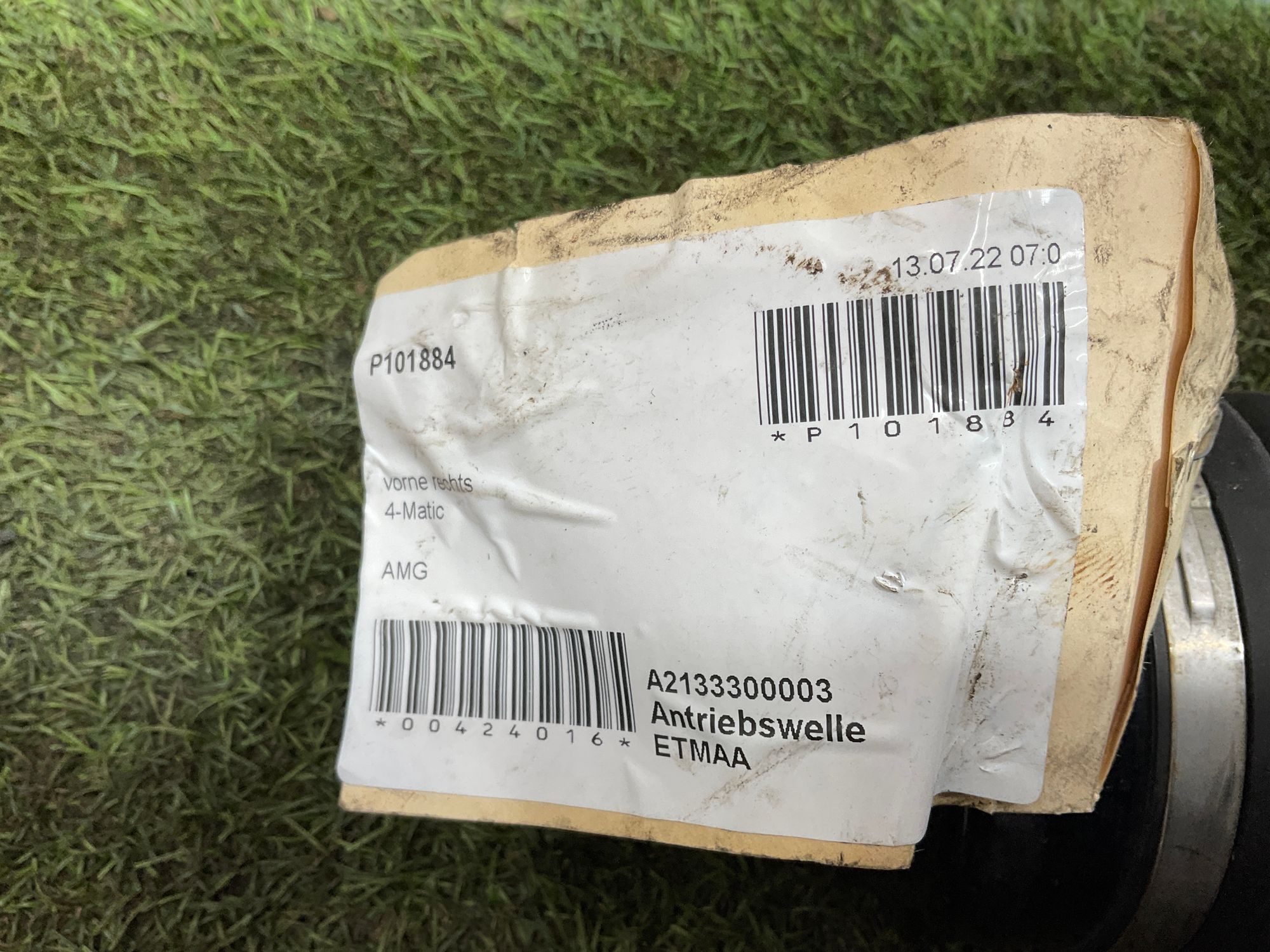 Привод передний правый Mercedes-Benz E63s AMG GT, 80000 рублей, Москва