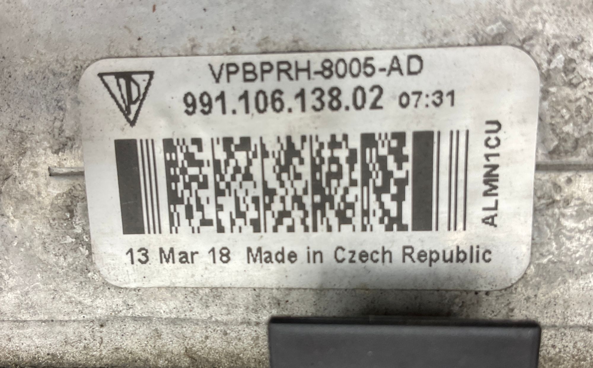 Радиатор основной средний Porsche 911 GT3 991 Рестайлинг 2018, 100000 рублей, Москва