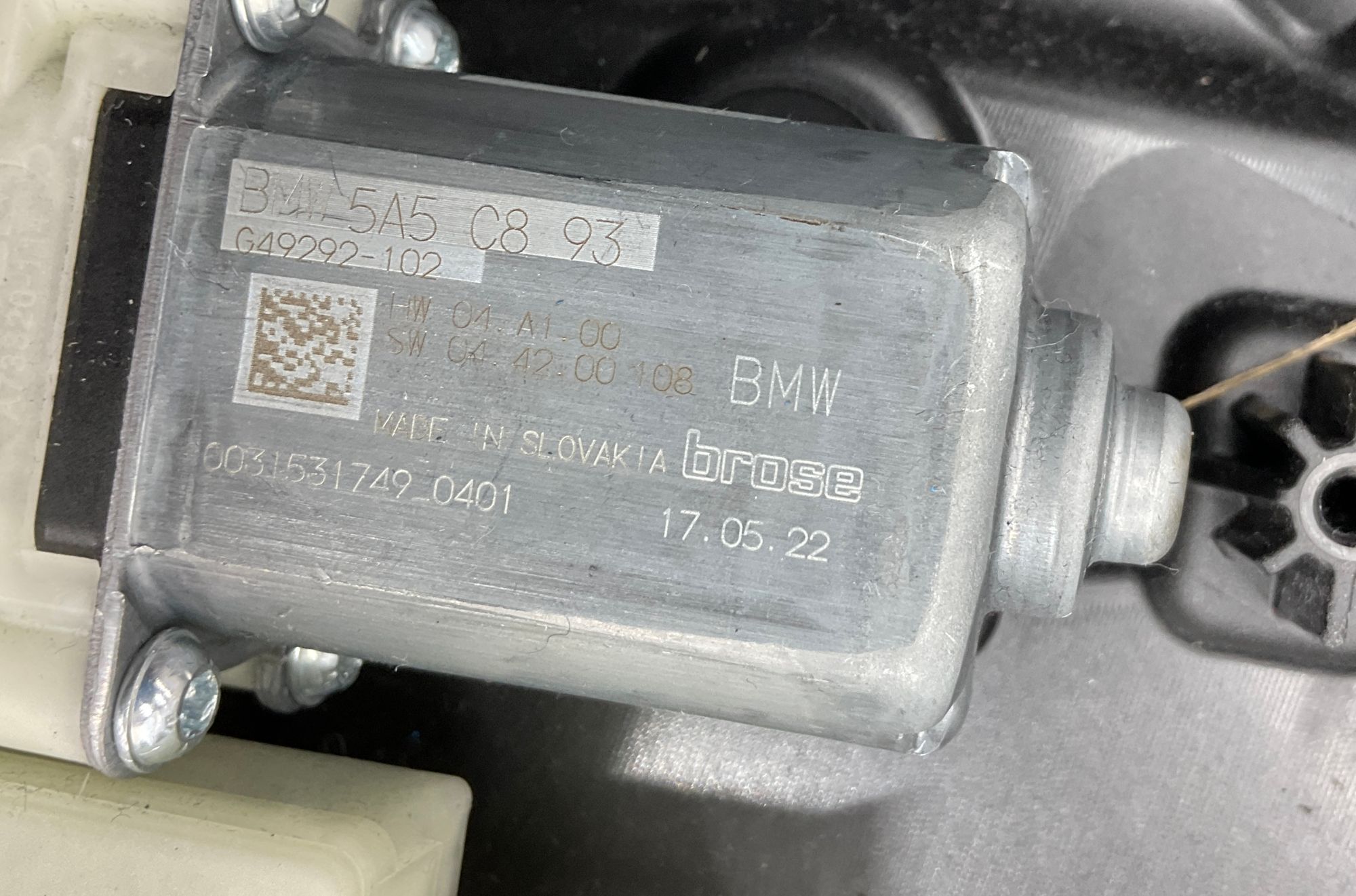 Стеклоподъемник передней правой двери BMW M5 F90 рестайлинг 2022, 10000 рублей, Москва