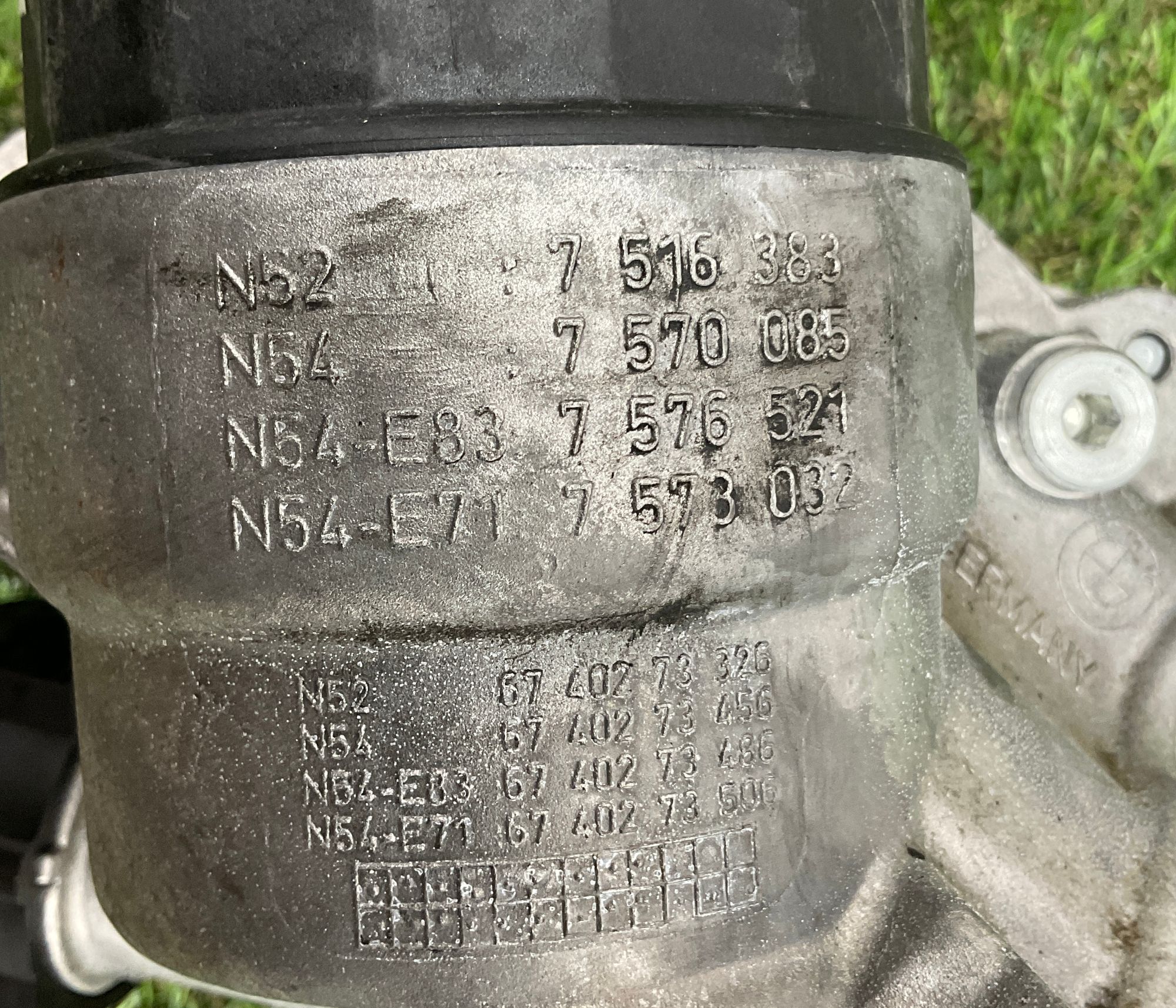 Корпус масляного фильтра BMW 5 серия F10/F11/F07, 2000 рублей, Москва