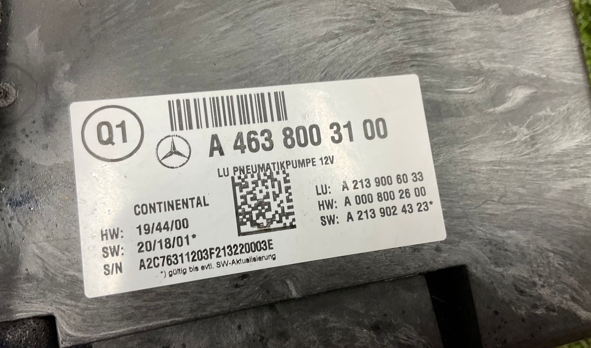 Компрессор подкачки сидений Mercedes-Benz G-Класс AMG W463 (2018—2023) 2022, 80000 рублей, Москва
