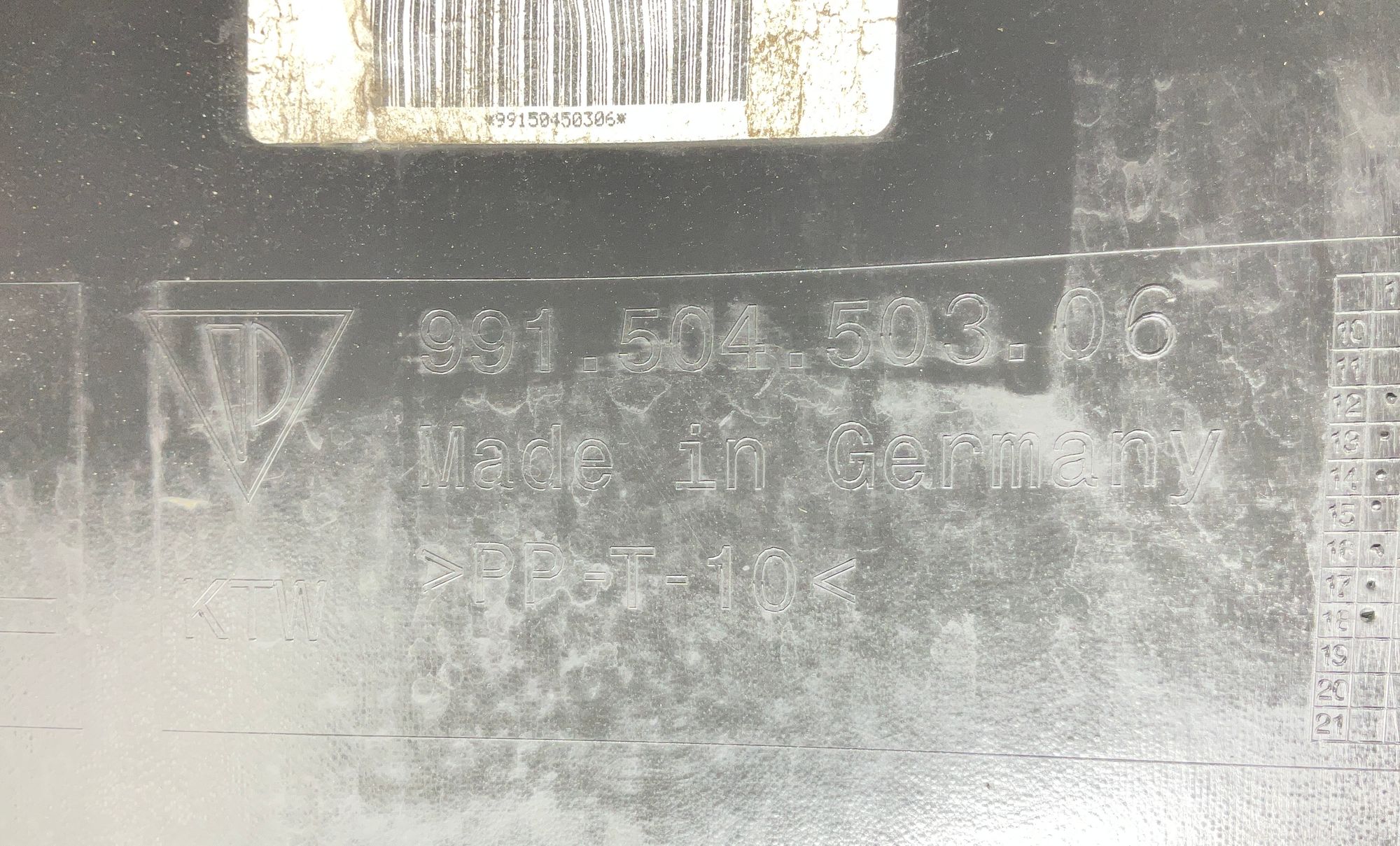 Подкрылок передний левый Porsche 911 GT3 991 Рестайлинг 2018, 19000 рублей, Москва