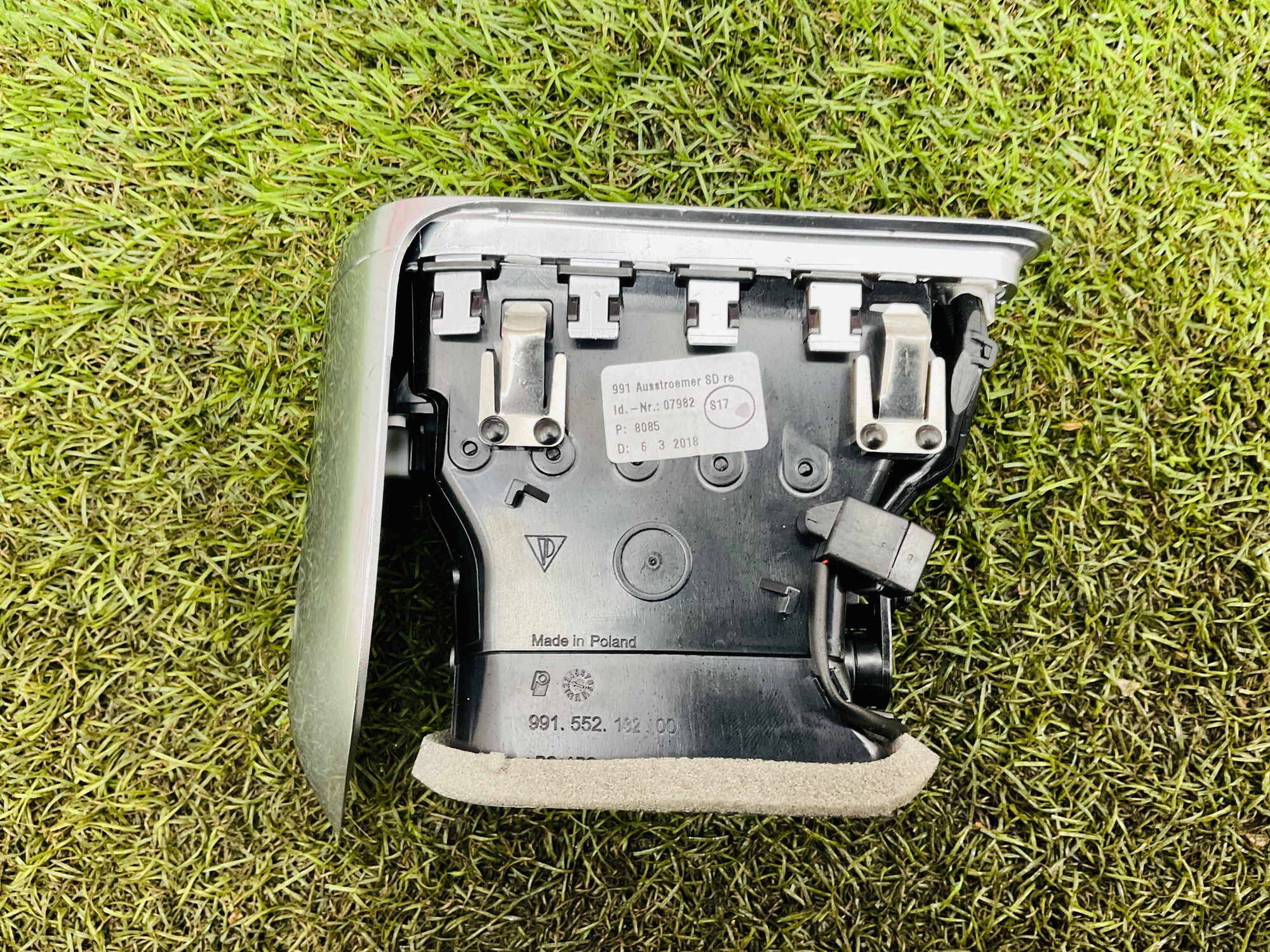 Дефлектор воздушный правый Porsche 911 GT3, 991 Рестайлинг 2018, 5000 рублей, Москва