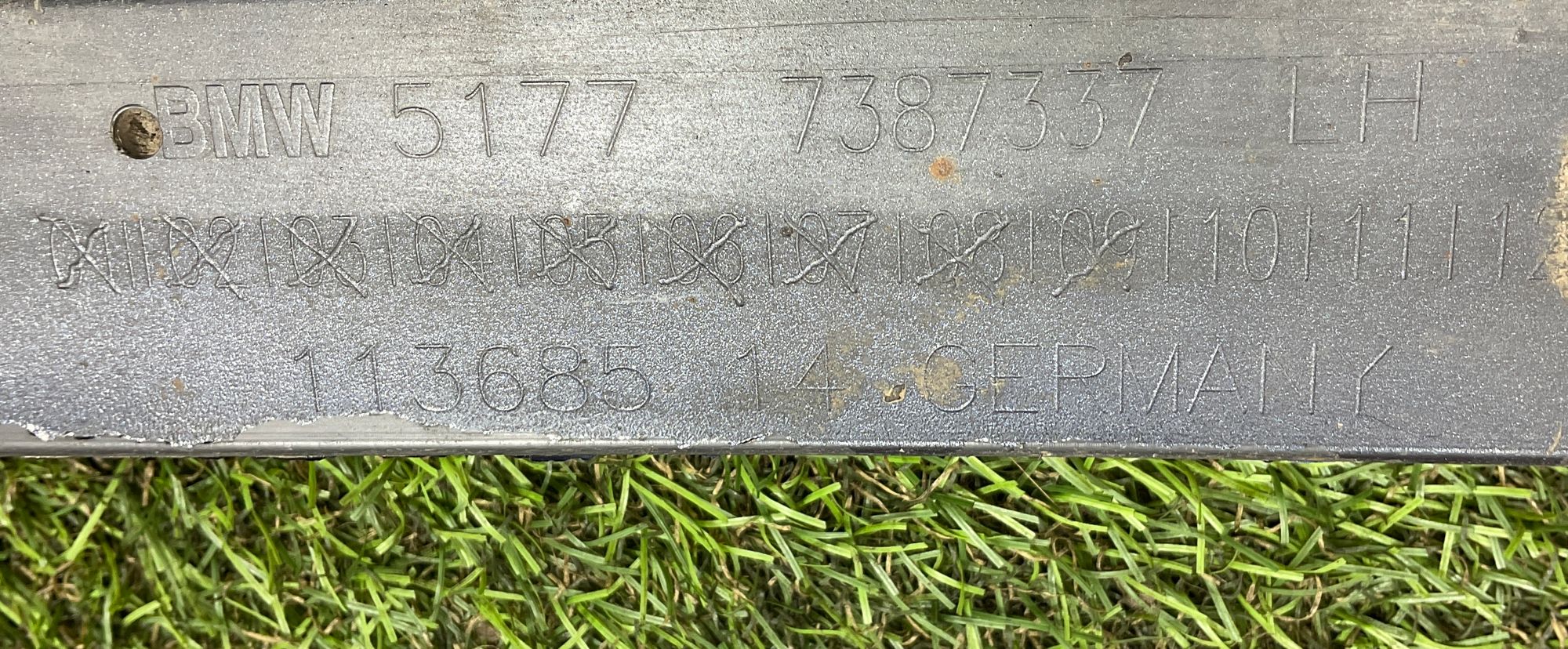 Накладка правого порога BMW 5 серия, G30, 5000 рублей, Москва