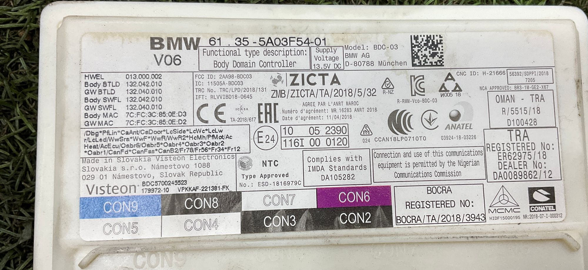 Блок комфорта BMW 3 серия, G20/G21, 15000 рублей, Москва