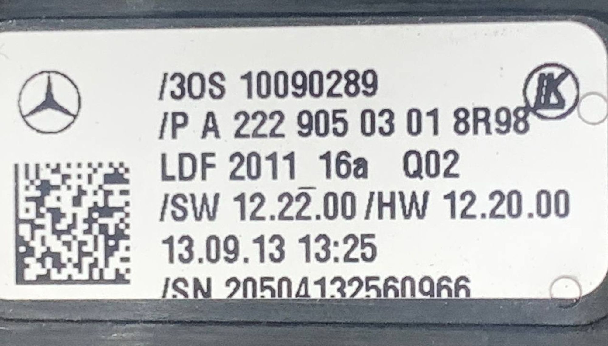 Блок управления сиденьем передний левый Mercedes S, 15000 рублей, Москва