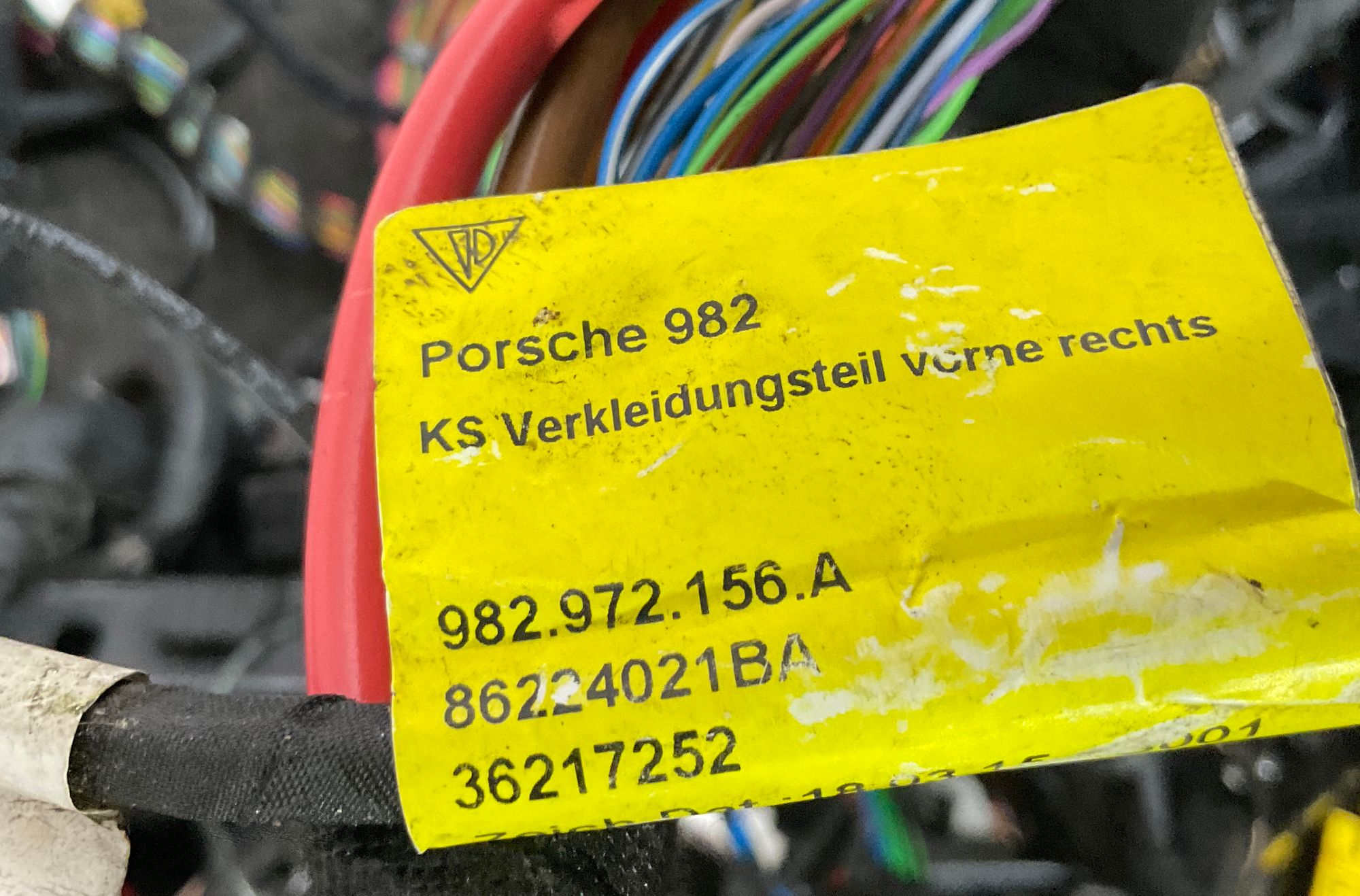 Проводка двигателя Porsche 911 GT3 991 Рестайлинг 2018, 100000 рублей, Москва