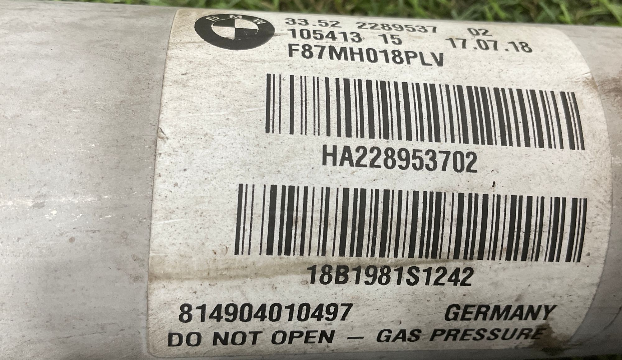 Амортизатор задней подвески BMW M2 F87, 16500 рублей, Москва