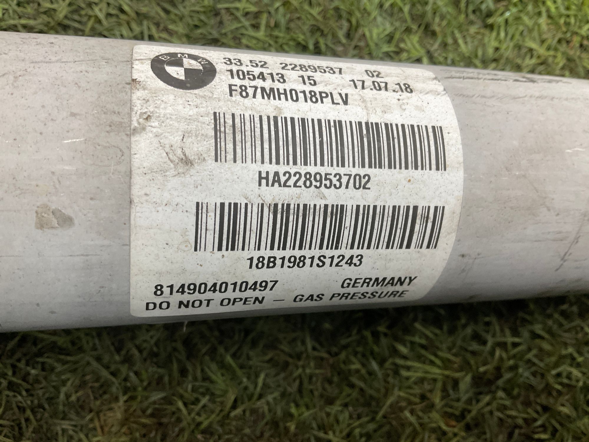 Амортизатор задней подвески BMW M2 F87, 16500 рублей, Москва