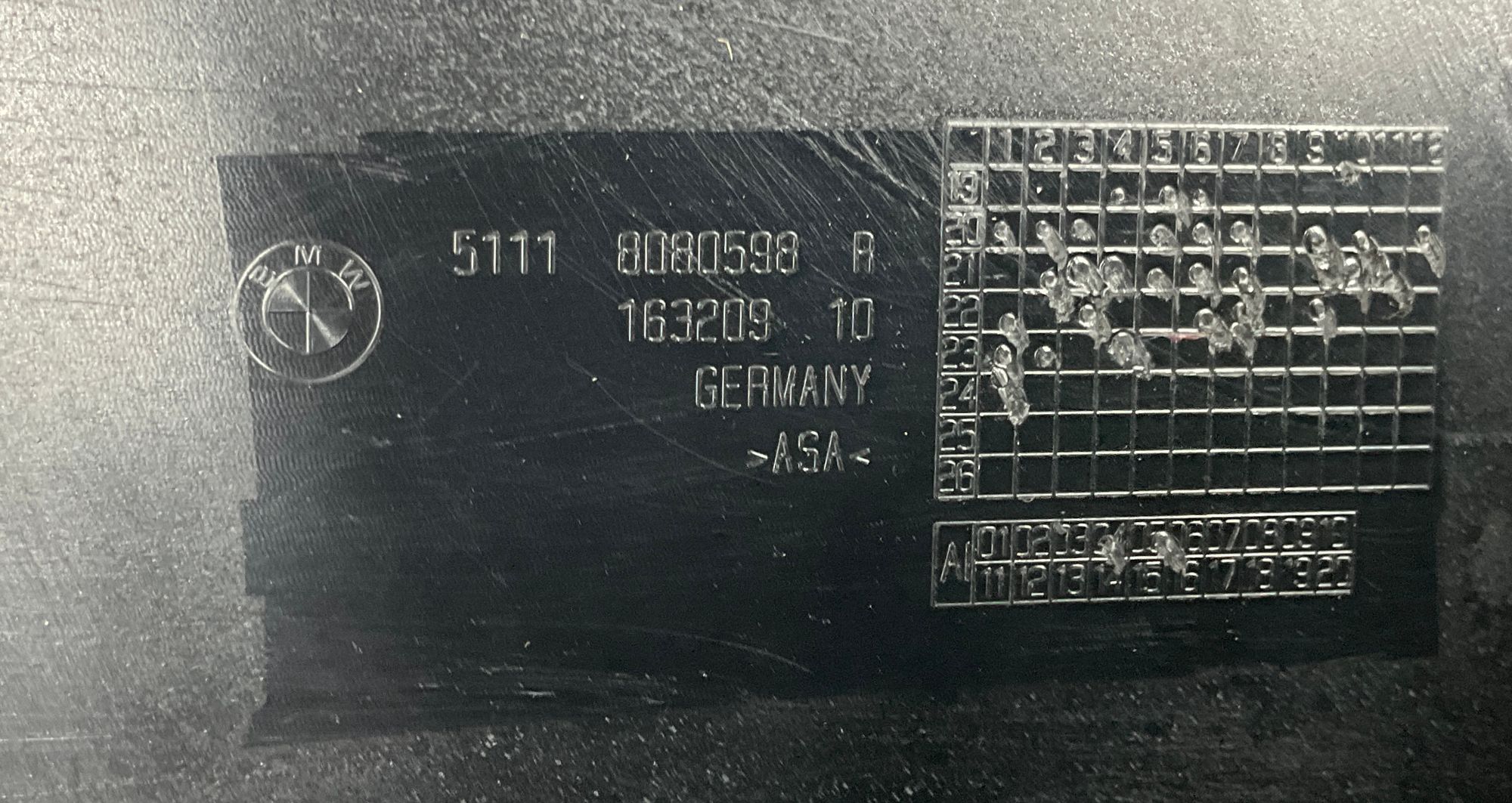 Решетка переднего бампера правая BMW M5 F90, 7500 рублей, Москва