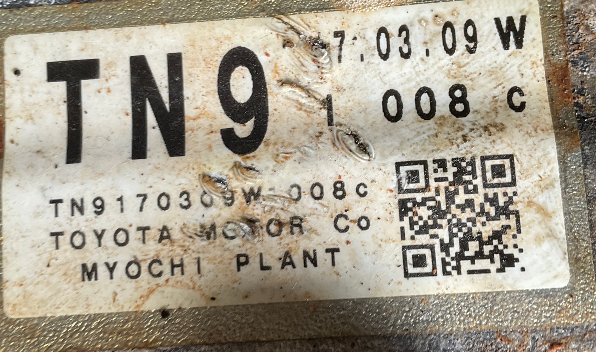 Редуктор переднего моста Toyota Land Cruiser 200 рестайлинг 2 (2015—2023) 2017 TN9 FGR=43:11=3.909, 50000 рублей, Москва