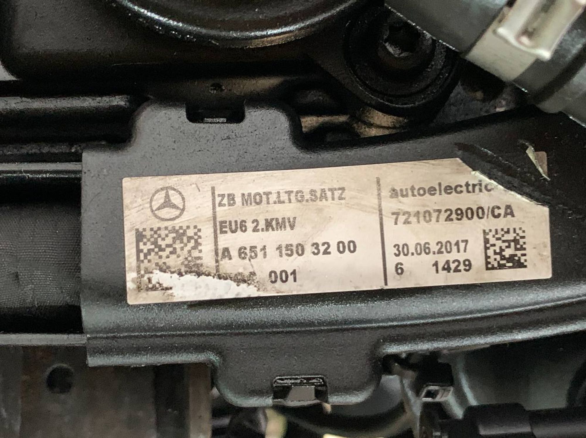 Двигатель 651955 Mercedes-Benz Sprinter W906, 750000 рублей, Москва