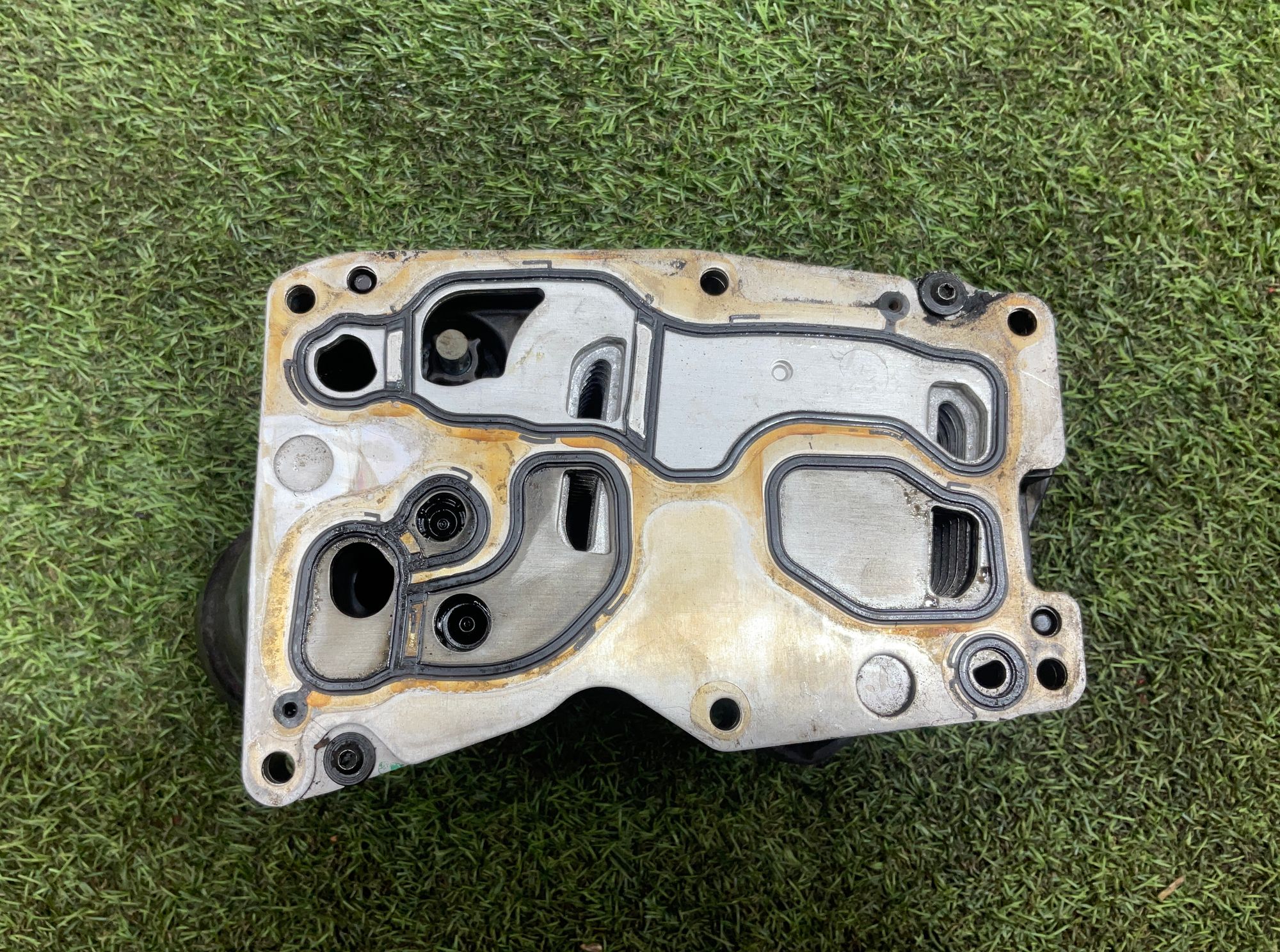 Теплообменник масляного фильтра BMW 5 серия, F10/F11/F07 рестайлинг N57D30, 7500 рублей, Москва