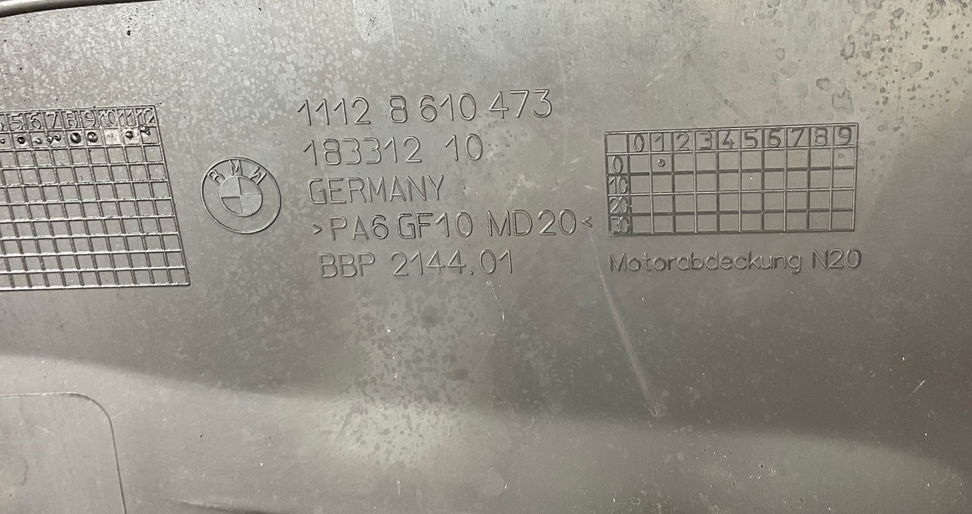 Декоративная крышка двигателя BMW X3, F25 рестайлинг N20, 2000 рублей, Москва