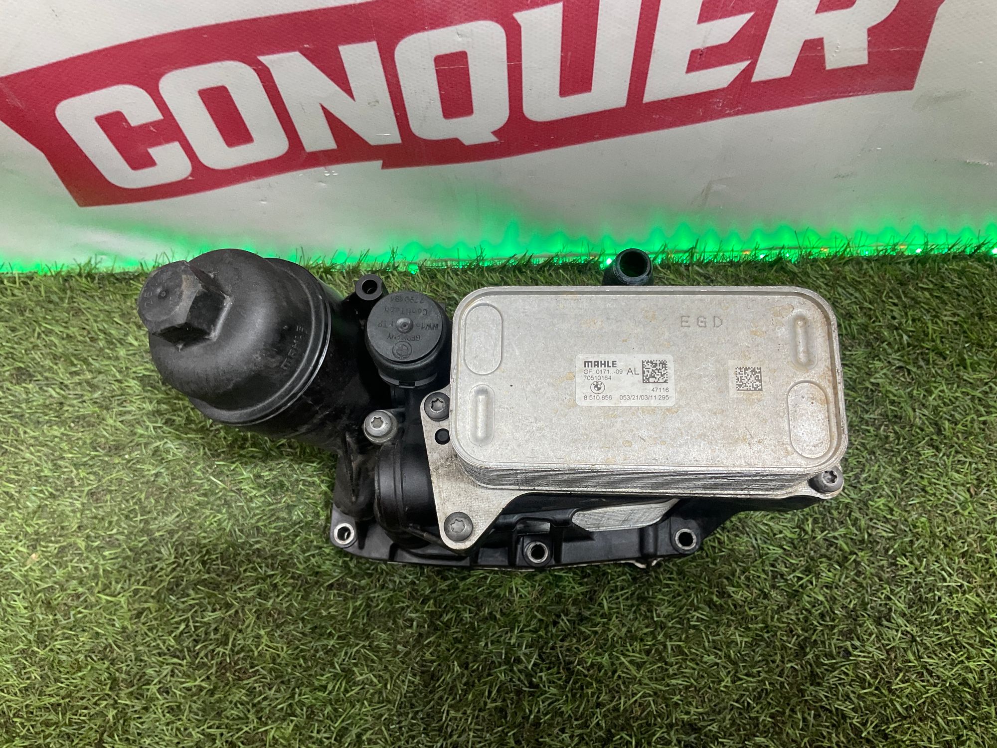 Теплообменник масляного фильтра BMW 5 серия, F10/F11/F07 рестайлинг N57D30, 7500 рублей, Москва