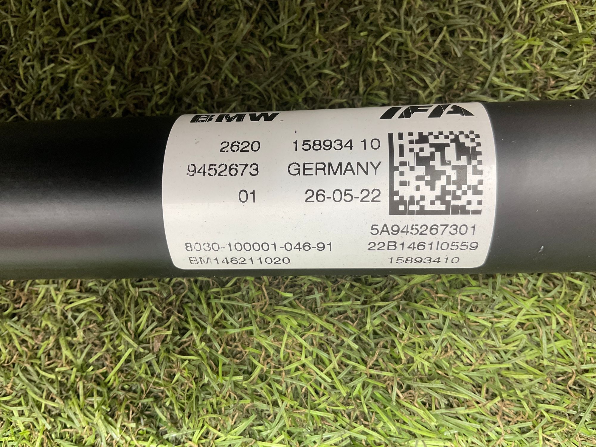 Карданный вал передний L=809MM BMW M5, F90 рестайлинг 2022, 15000 рублей, Москва