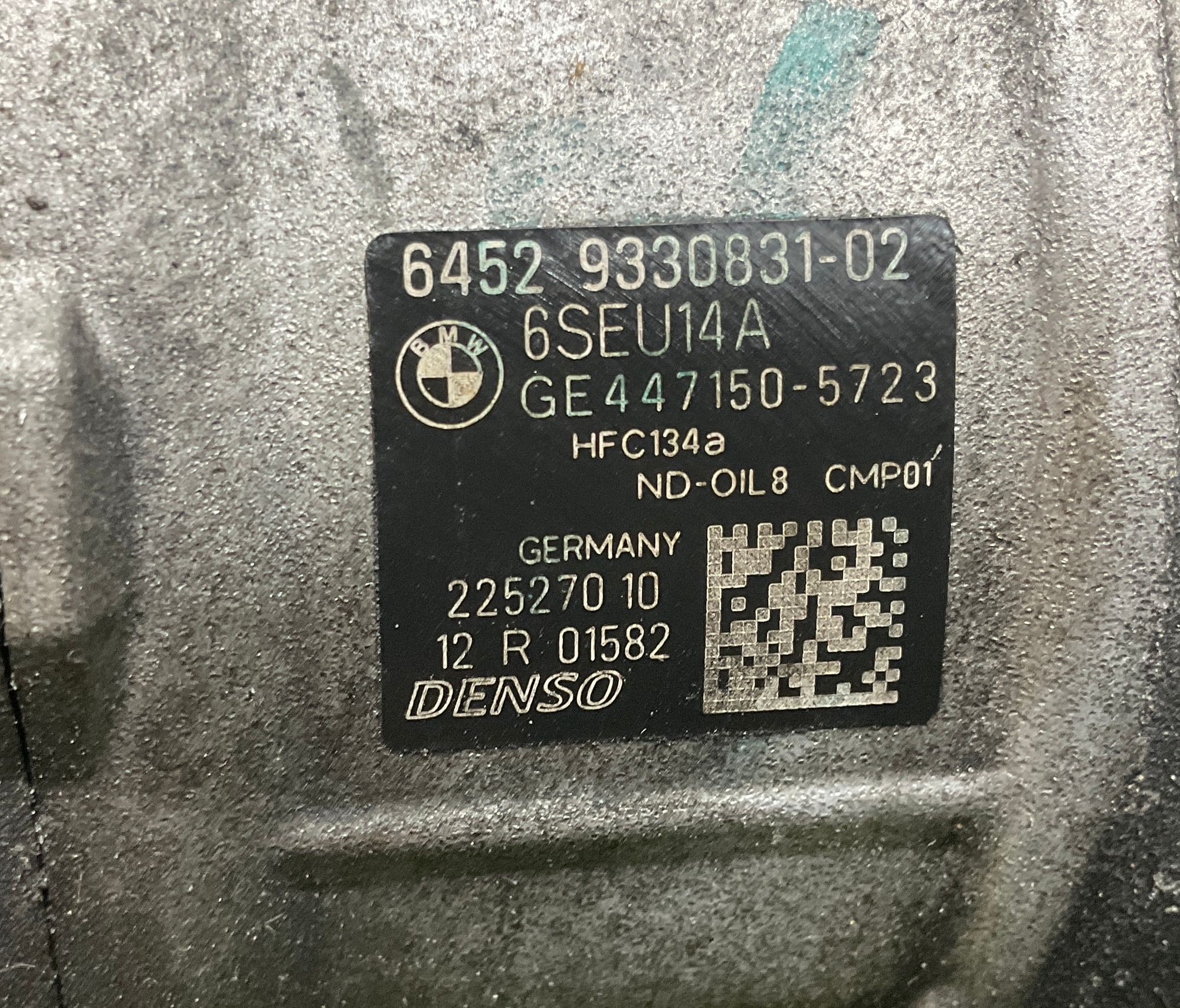 Компрессор кондиционера BMW 1 серия, F20/F21 рестайлинг, 13000 рублей, Москва