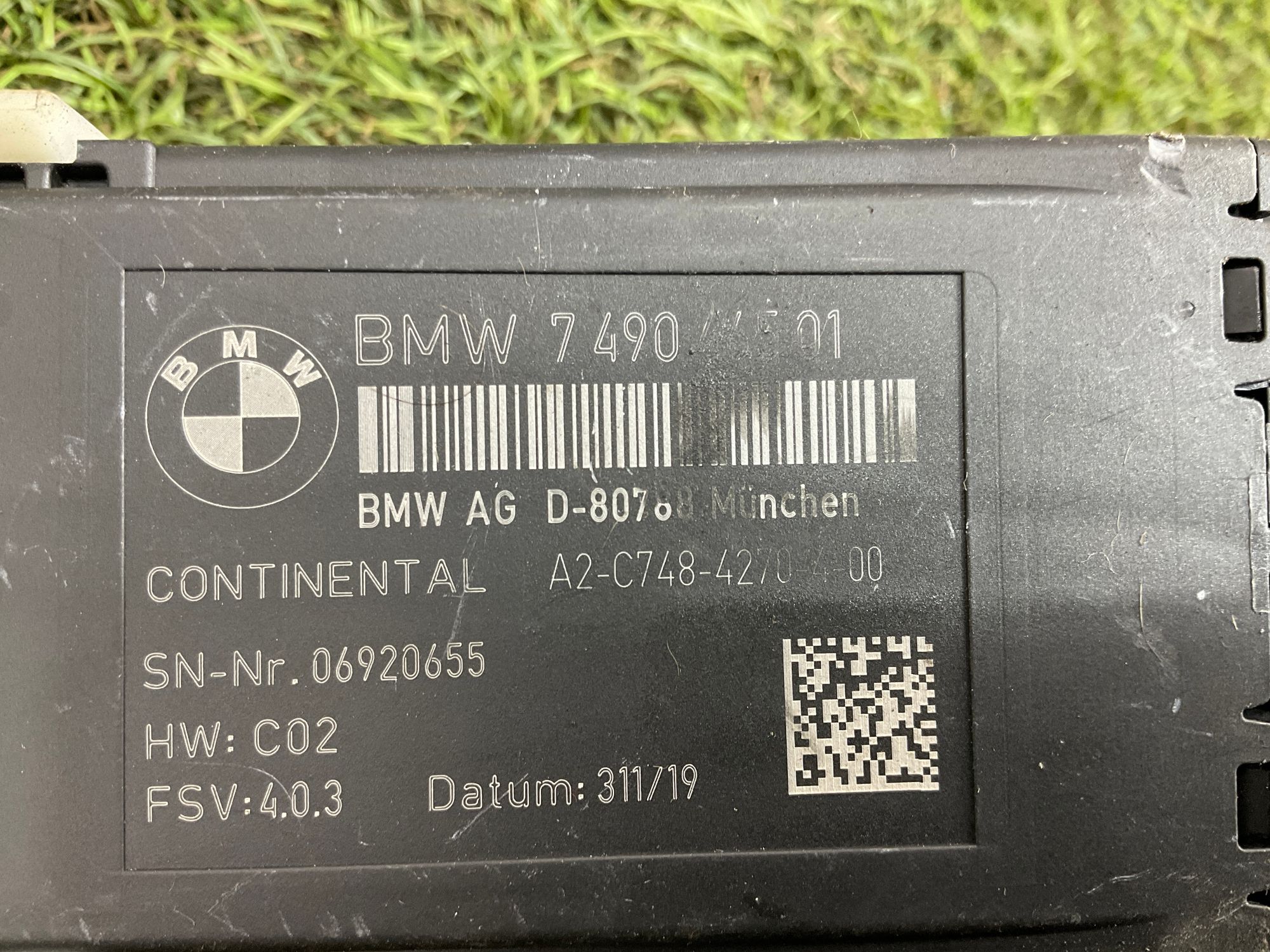 Блок управления сидения BMW M8, F91/F92/F93 2019, 1000 рублей, Москва