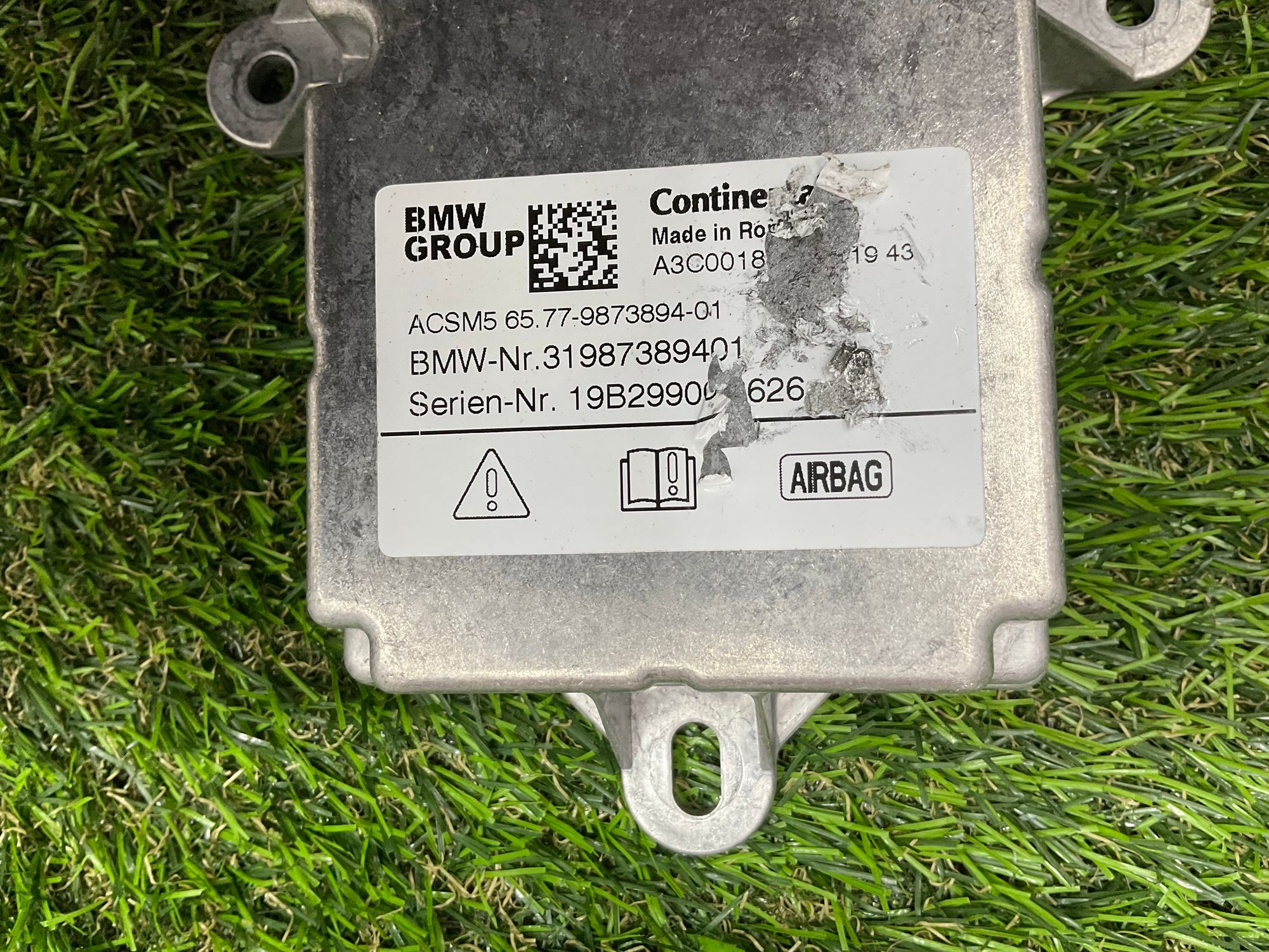 Блок управления Airbag BMW 3 серия G20/G21 (2018—2023) 2019, 10000 рублей, Москва