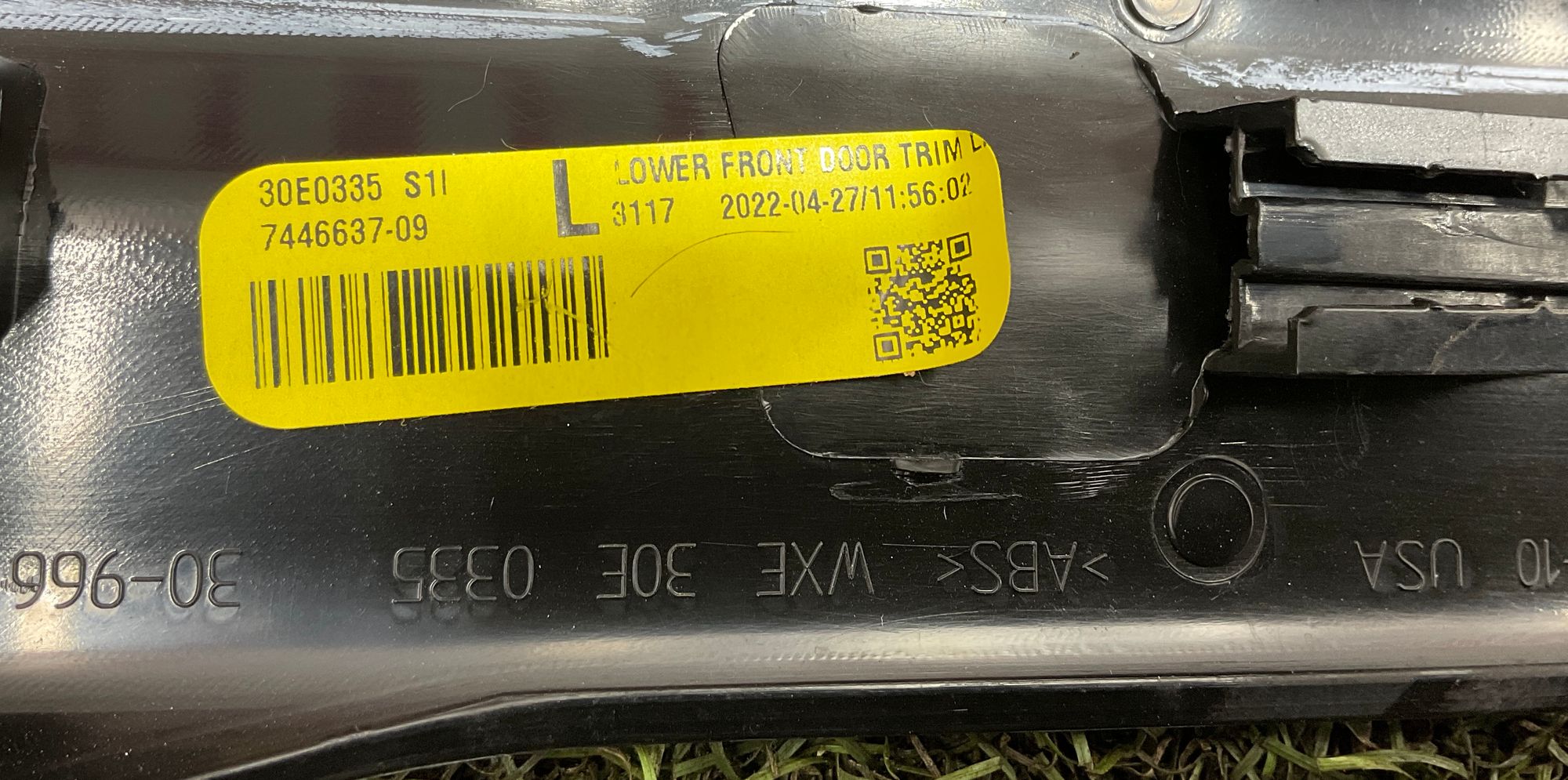 Накладка порога передняя левая BMW X3, G01 рестайлинг, 1000 рублей, Москва