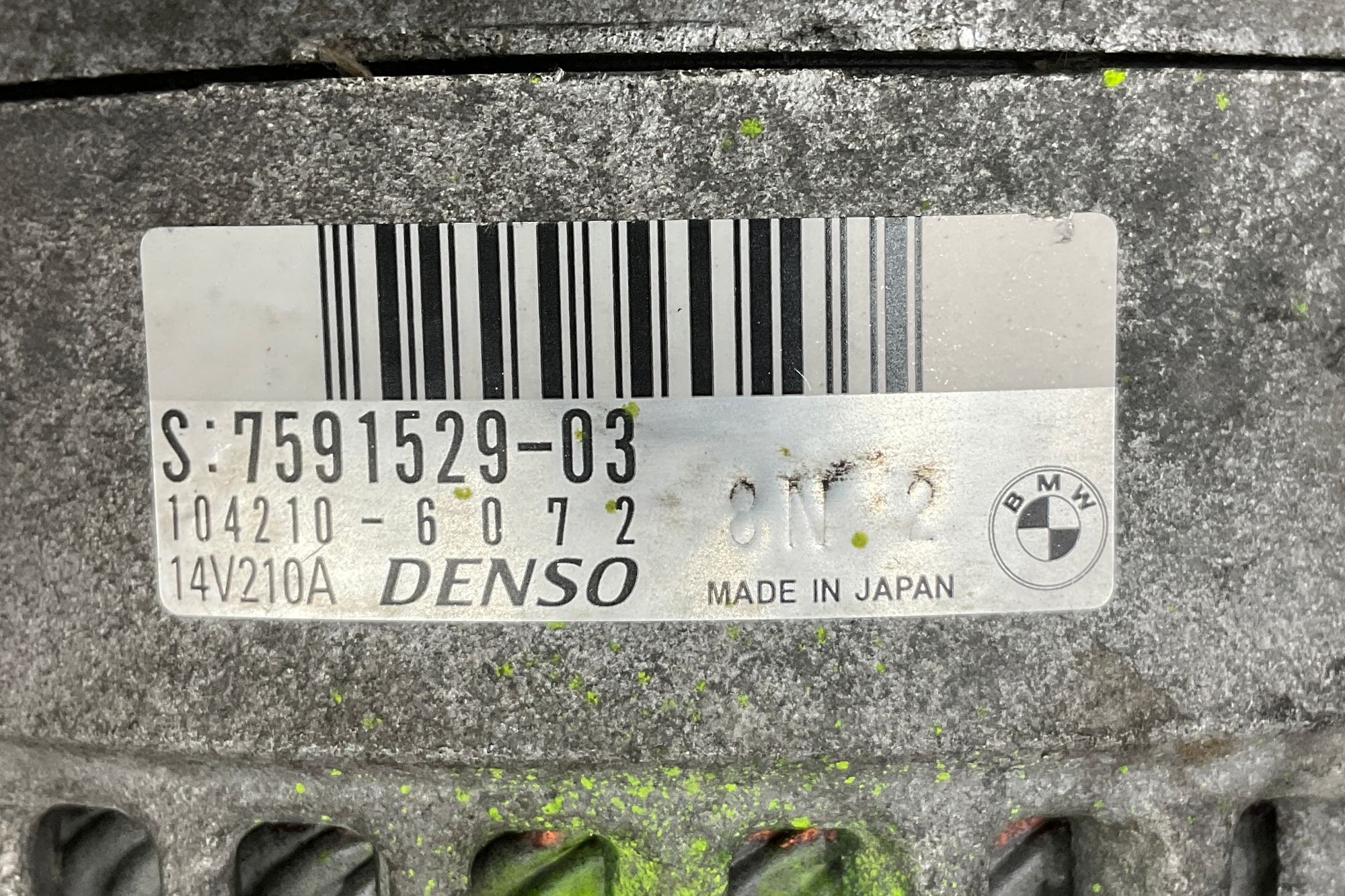 Генератор BMW X5, E70 рестайлинг N55, 6000 рублей, Москва