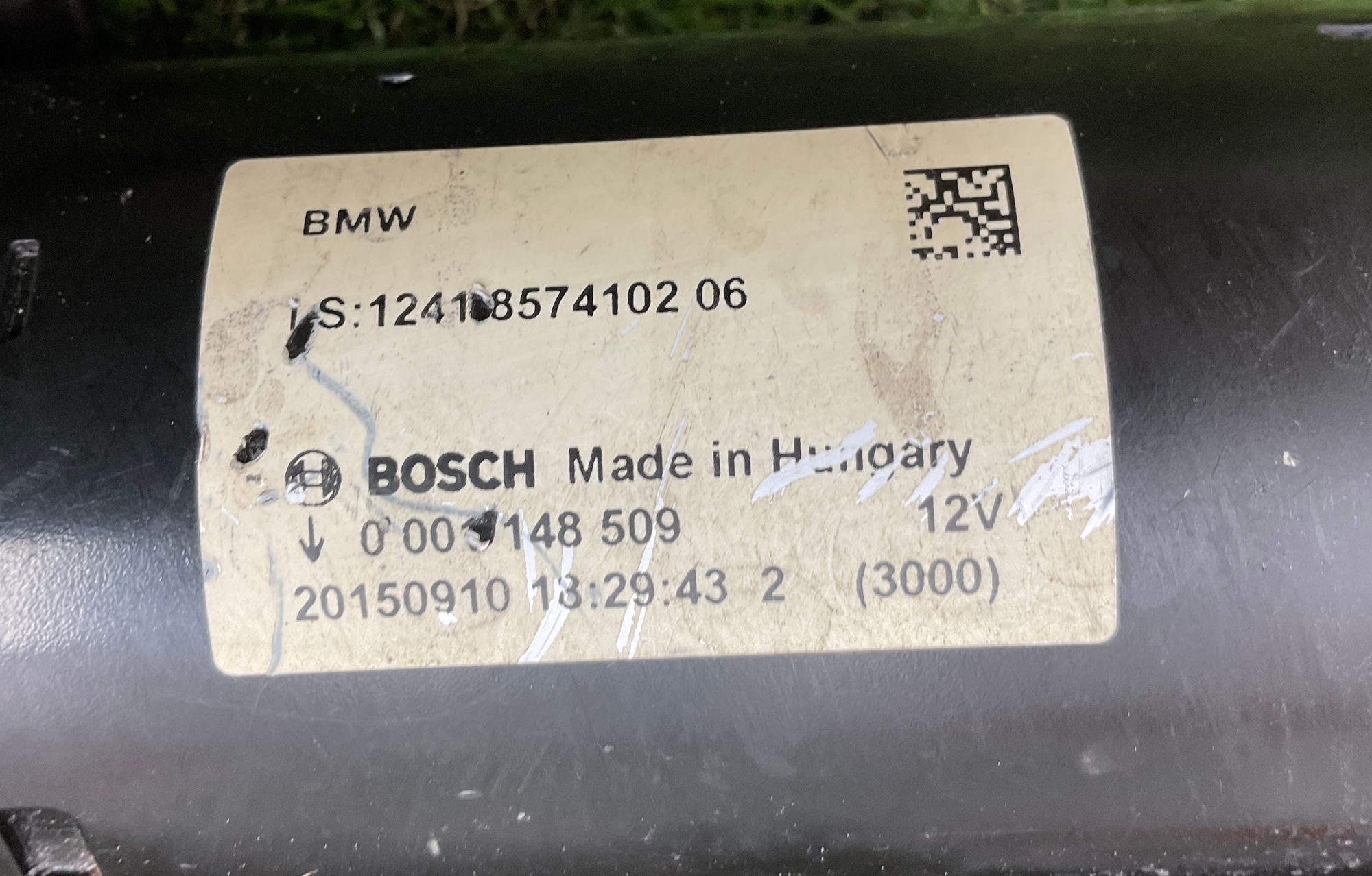 Стартер BMW 5 серия, F10/F11/F07 рестайлинг N47D20 N57D30, 3000 рублей, Москва