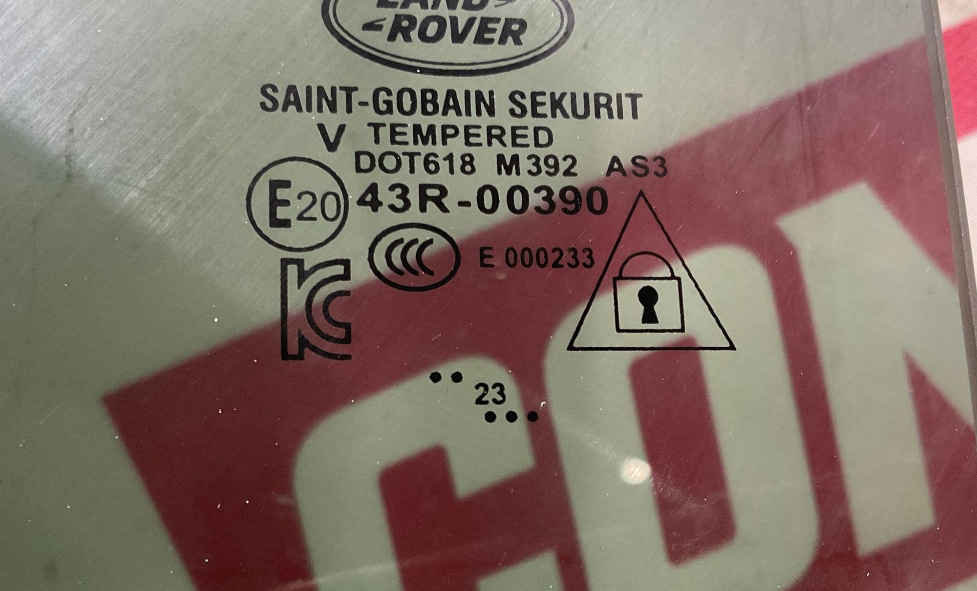 Стекло двери задней левой Land Rover Defender II 2022 L663, 16000 рублей, Москва