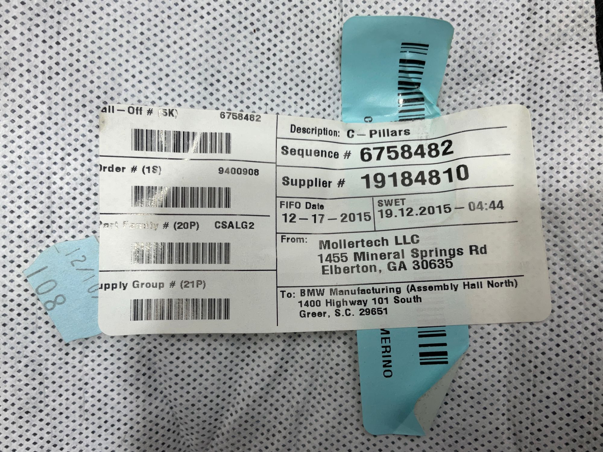 Накладка средней стойки салона левая BMW X6 F16 2015, 1000 рублей, Москва