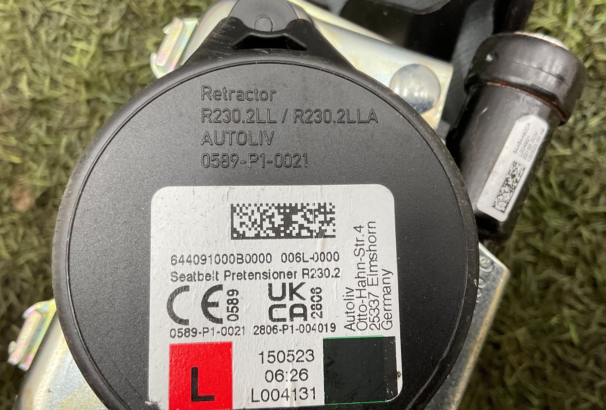 Ремень безопасности передние левый Land Rover Defender II, 33000 рублей, Москва