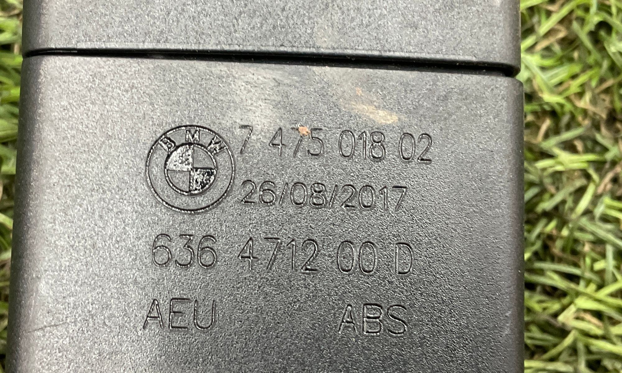 Замок ремня безопасности задний правый BMW 5 F90, 1000 рублей, Москва